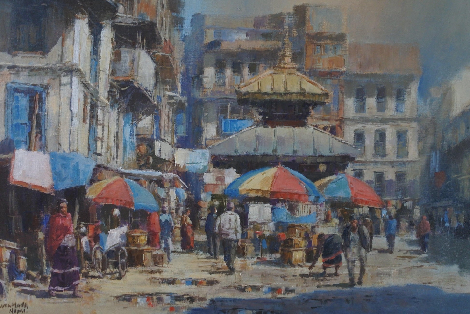 Asan, Asan Bazaar, Kathmandu, Nepal, Nepal Bazaar, Ason Tol, Nepalese Art, Nepalese Street, Streets of Kathmandu, Street Art