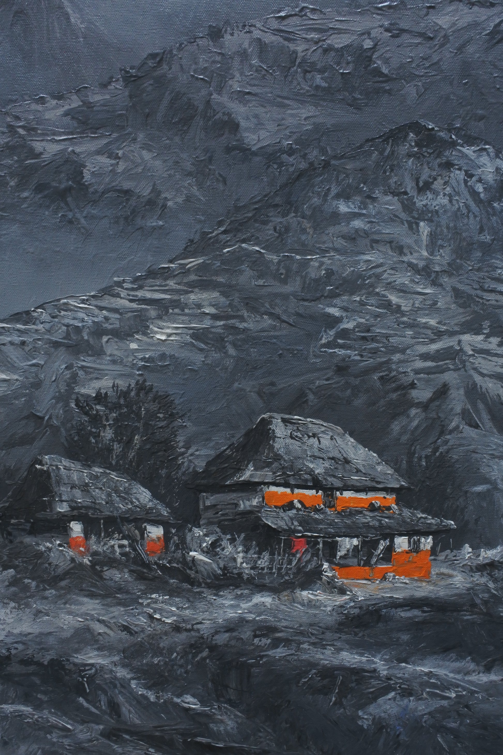 Vertical Mt. Fishtail, Traditional Village