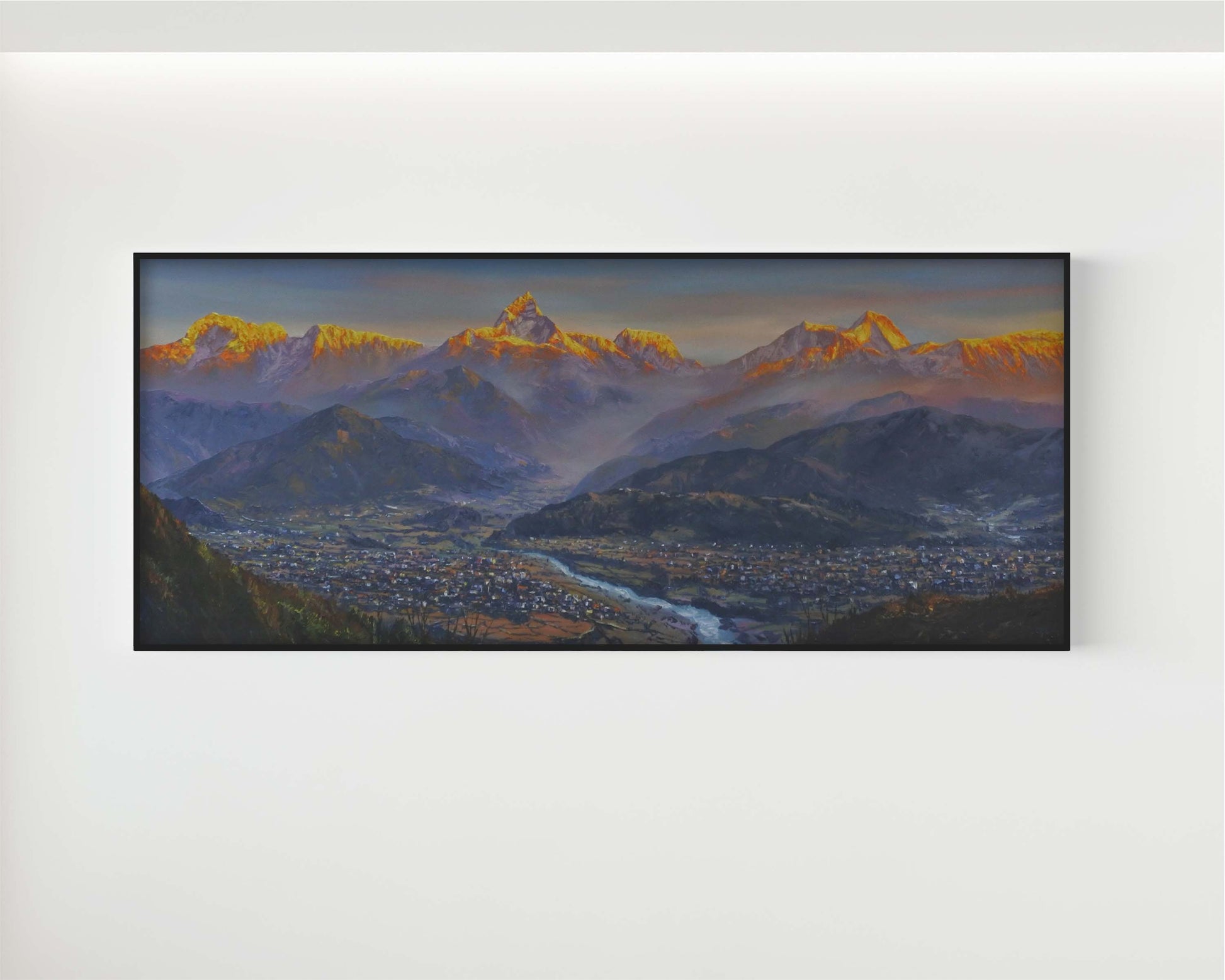 Pokhara City View Painting