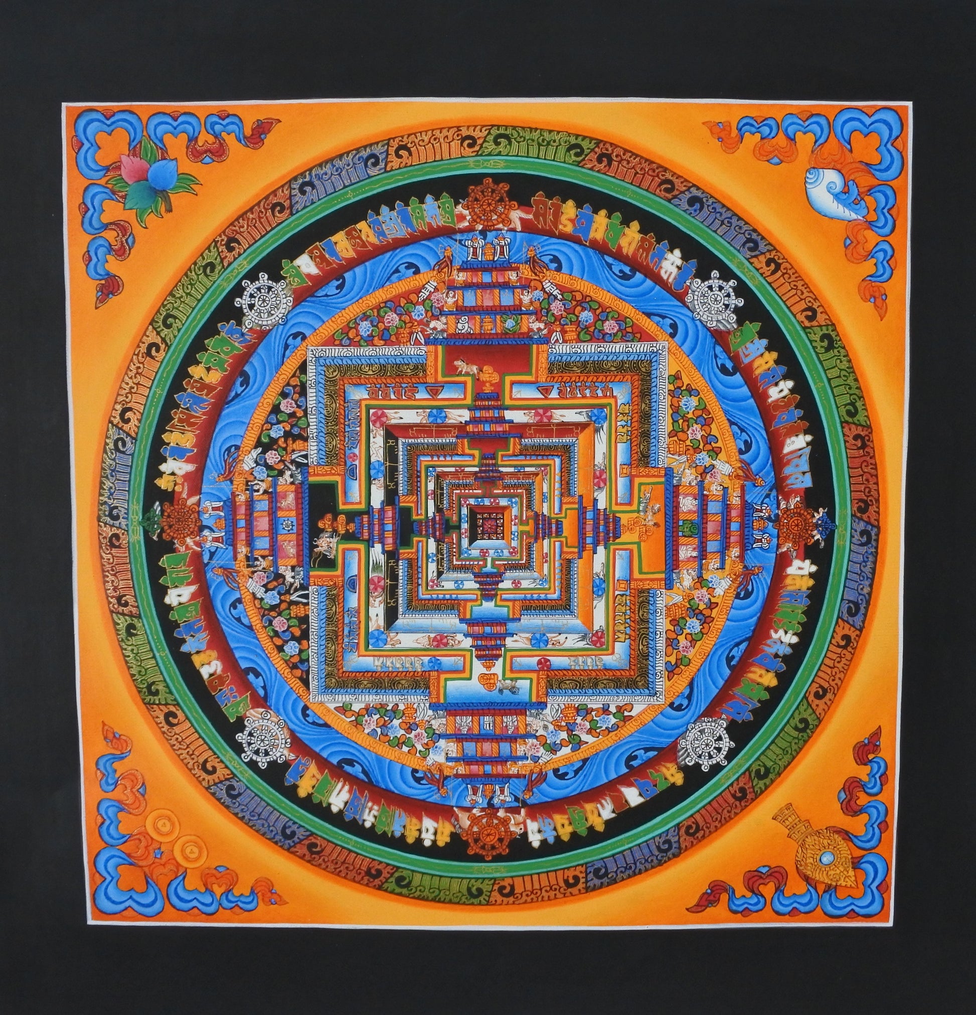 Kalachakra, Mandala, Wheel of Time, Wheel of Life, Thangka, Peace Mandala, Time Mandala, Sand Mandala
