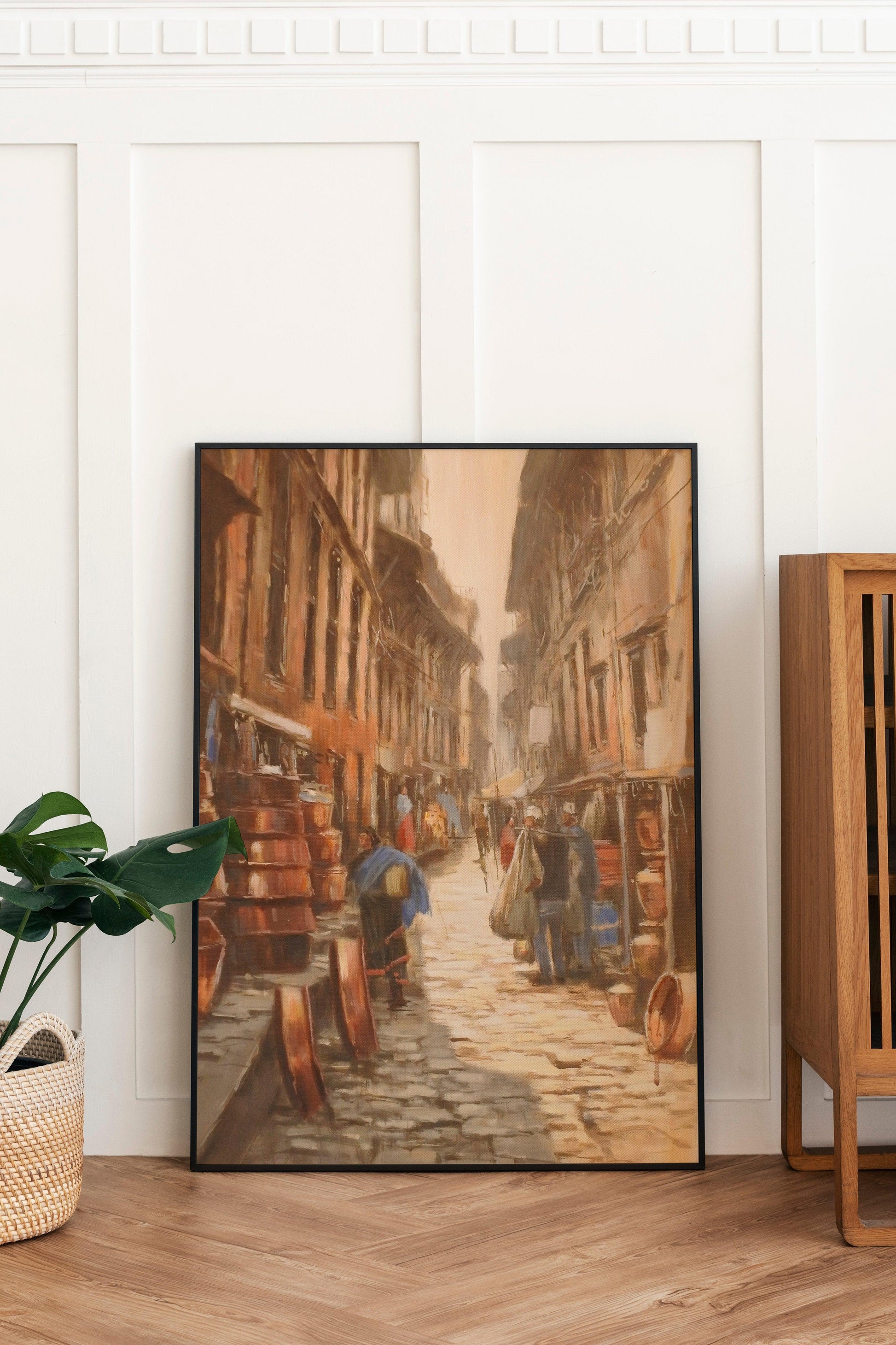 Patan Street in Acrylic