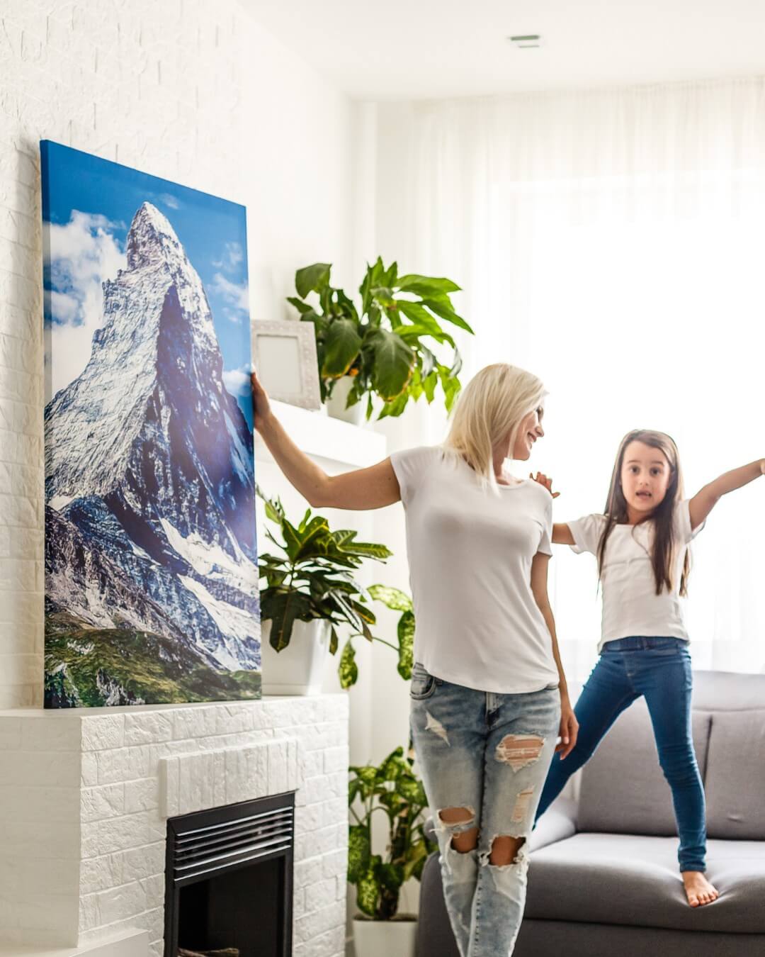 How to Hang Canvas Art Without a Frame