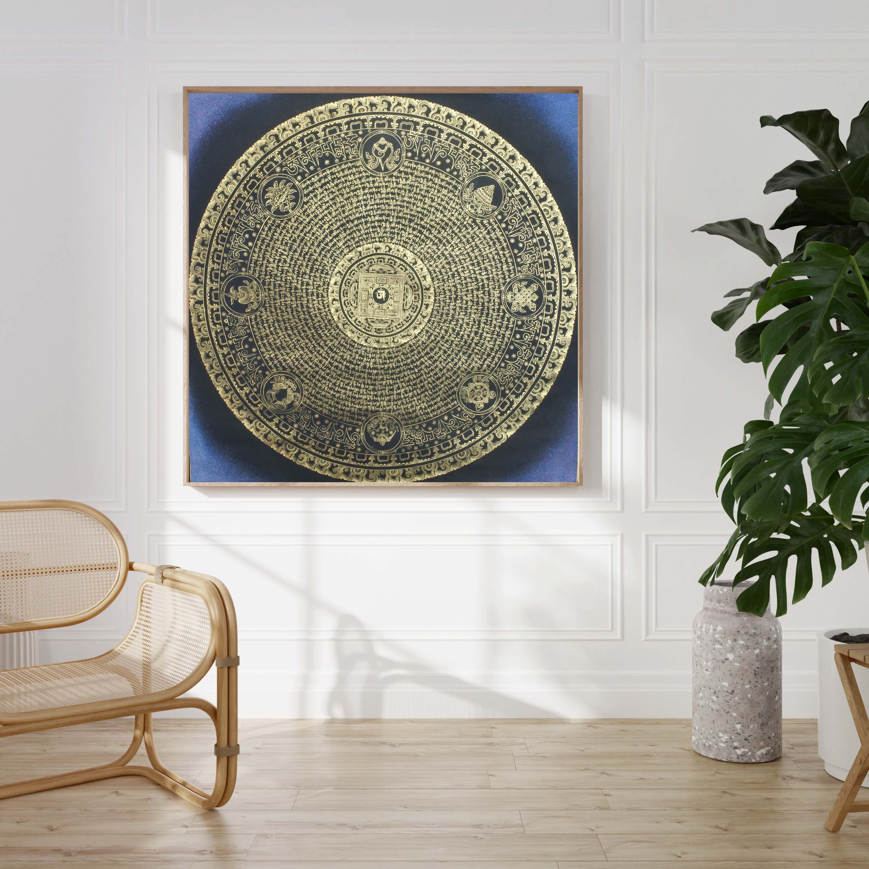 Handmade Mandala Art, Spiritual Art, Buddhist Art, Nepal Art, Handmade Art