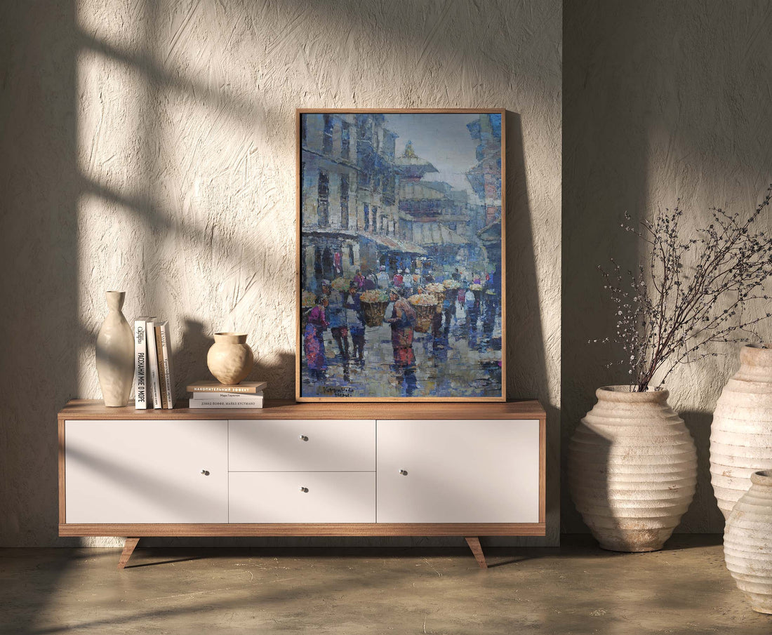How to Hang Canvas Art Without a Frame | Easy DIY Tips