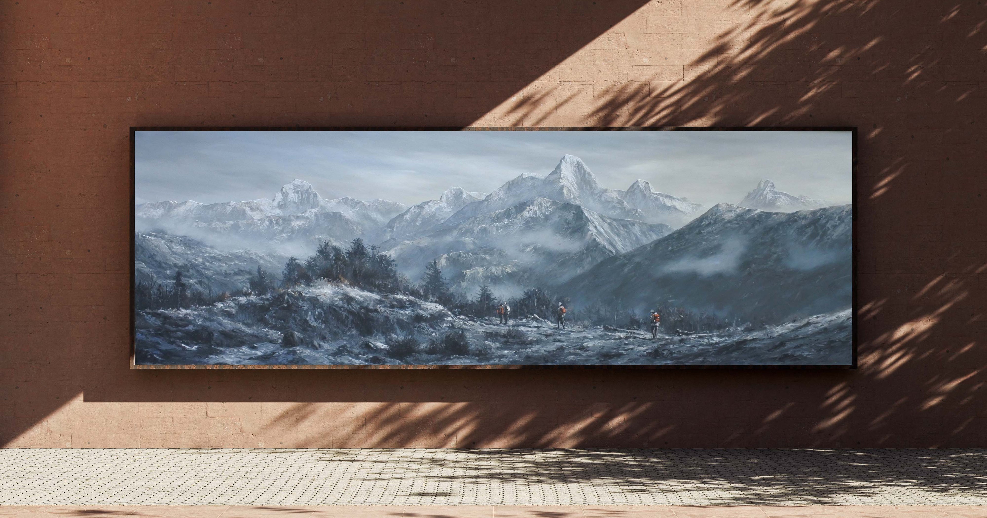 The Annapurna Range Panaroma Landscape