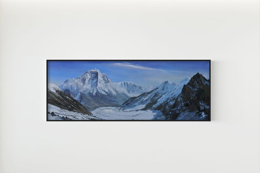  Annapurna Base Camp, Landscape, Annapurna Trek Nepal, Mount Fishtail, Paintings, Home Decor