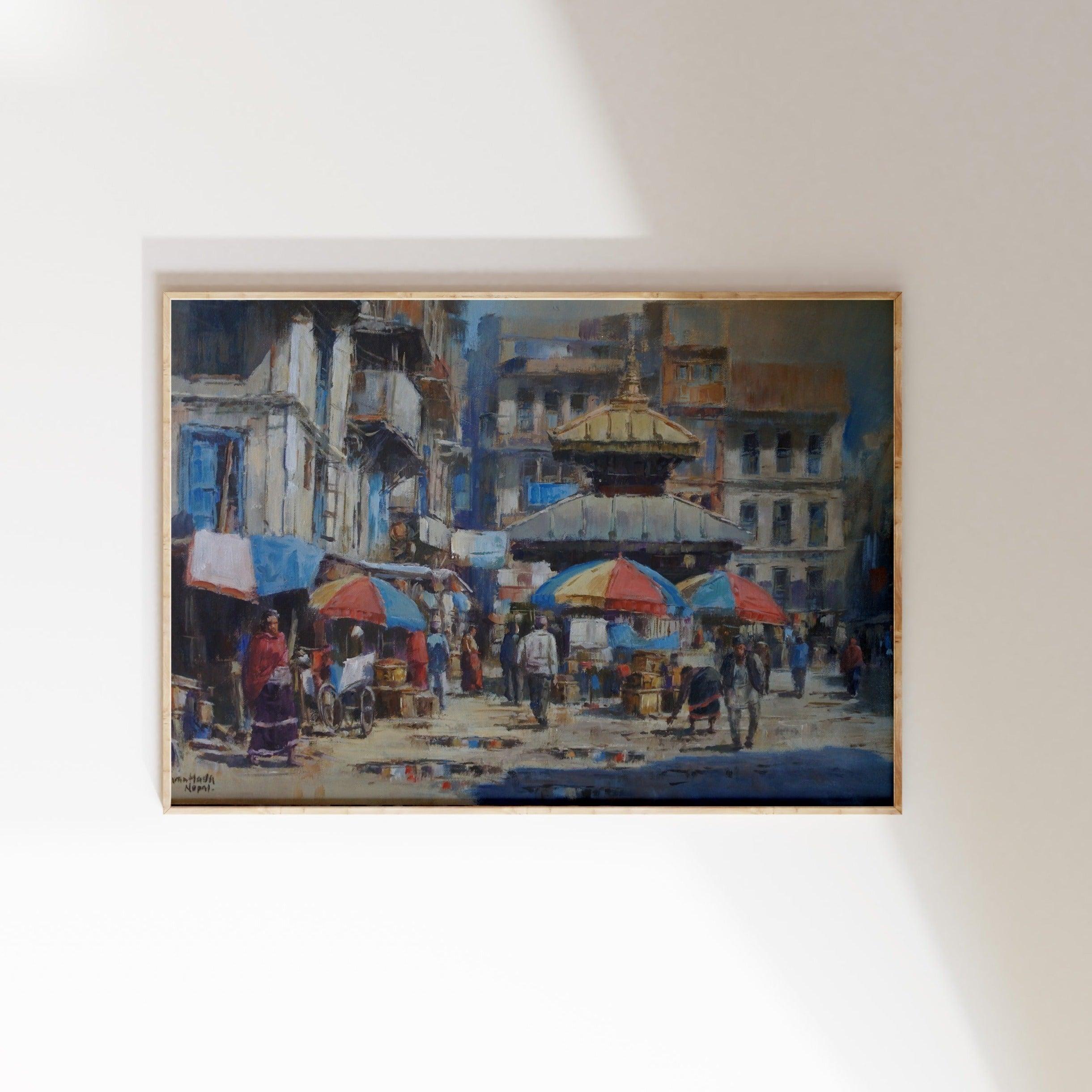 Asan, Asan Bazaar, Kathmandu, Nepal, Nepal Bazaar, Ason Tol, Nepalese Art, Nepalese Street, Streets of Kathmandu, Street Art