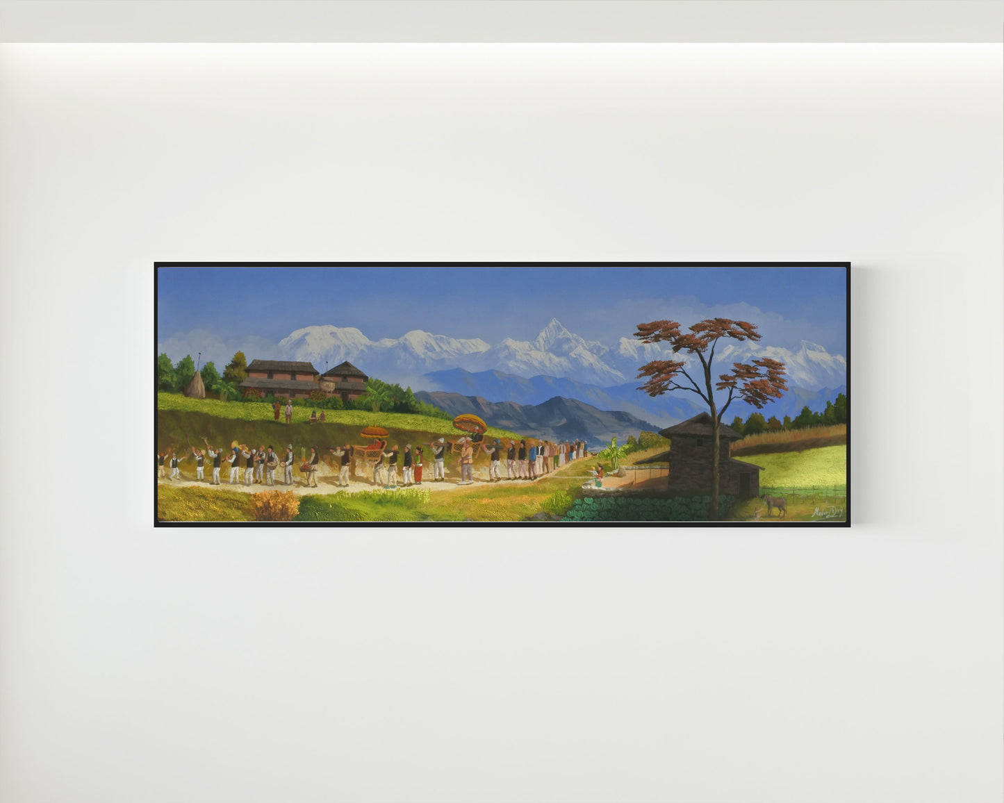 A Traditional Nepali Wedding, Nepalese Landscape Art