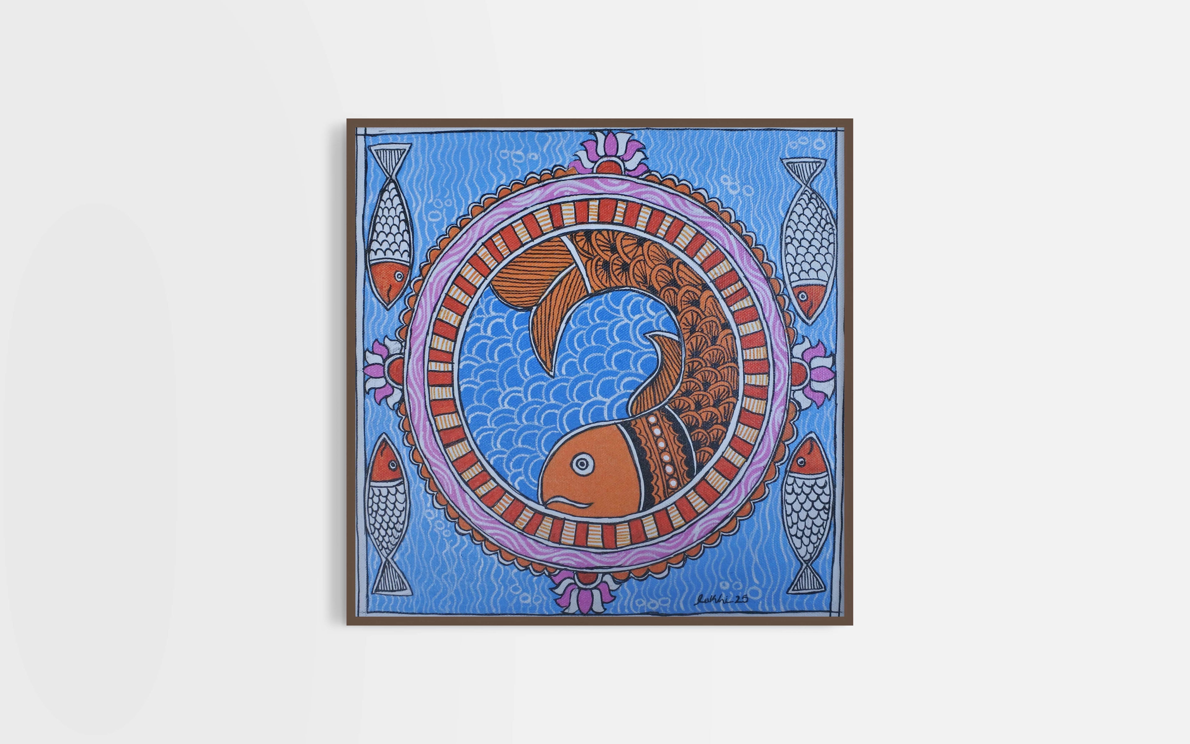 Mithila Fishes of Prosperity ( Three Options )