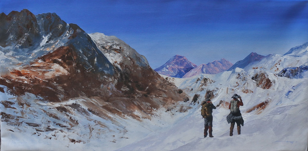 Trekkers in Everest Base Camp