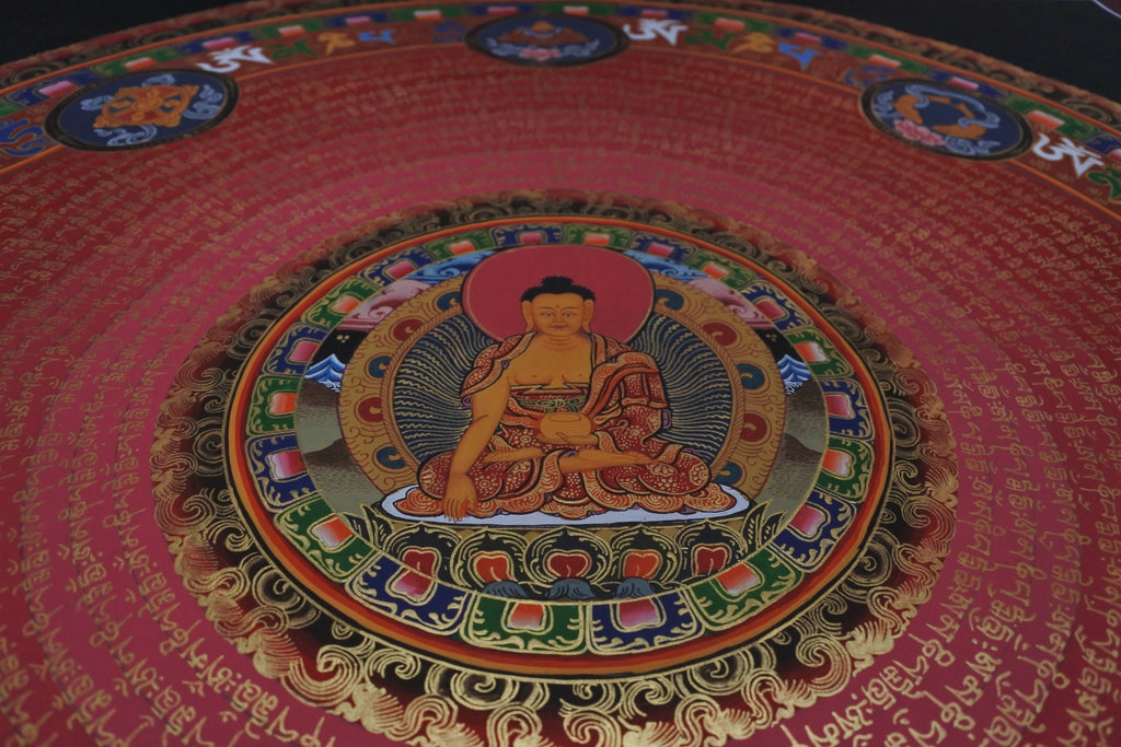 Amitābha Buddha Mantra Mandala