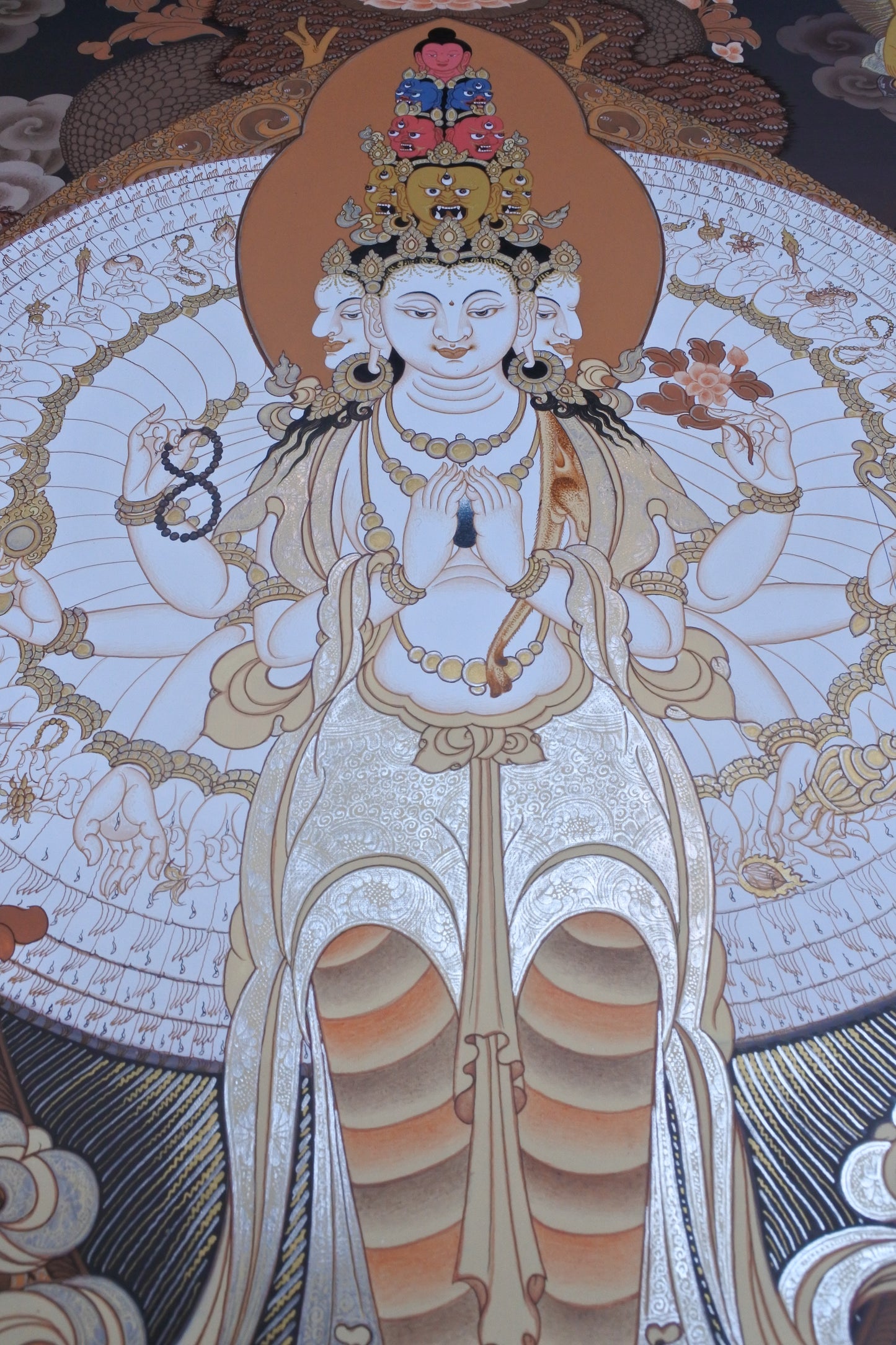 Tibetan Thangka of Avalokiteśvara