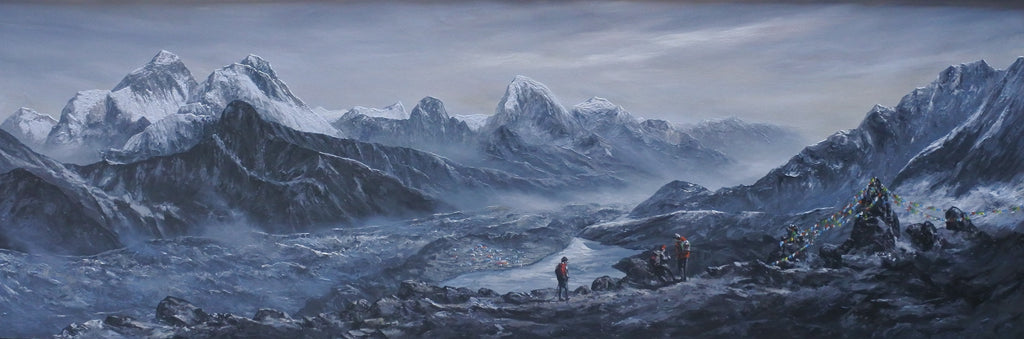 The Everest Range Paranoma, View from Gokyo Ri