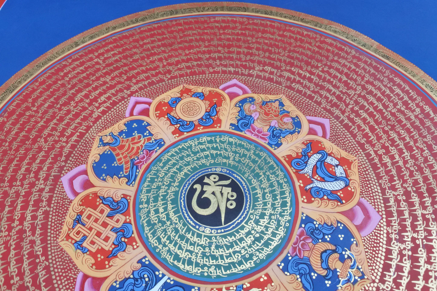 Mantra Mandala with Eight Symbols