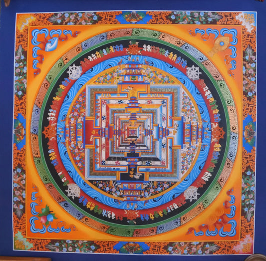 Master Artists Largest Kalachakra Mandalas