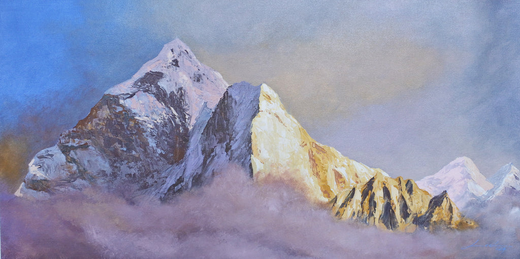 Mount Ama Dablam Peak ( BackView)