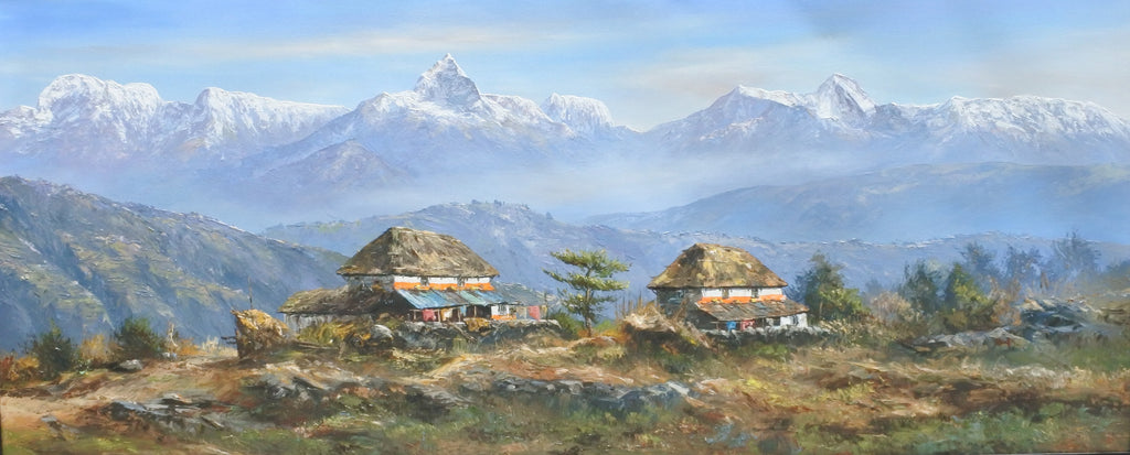Ghandruk Village Landscape