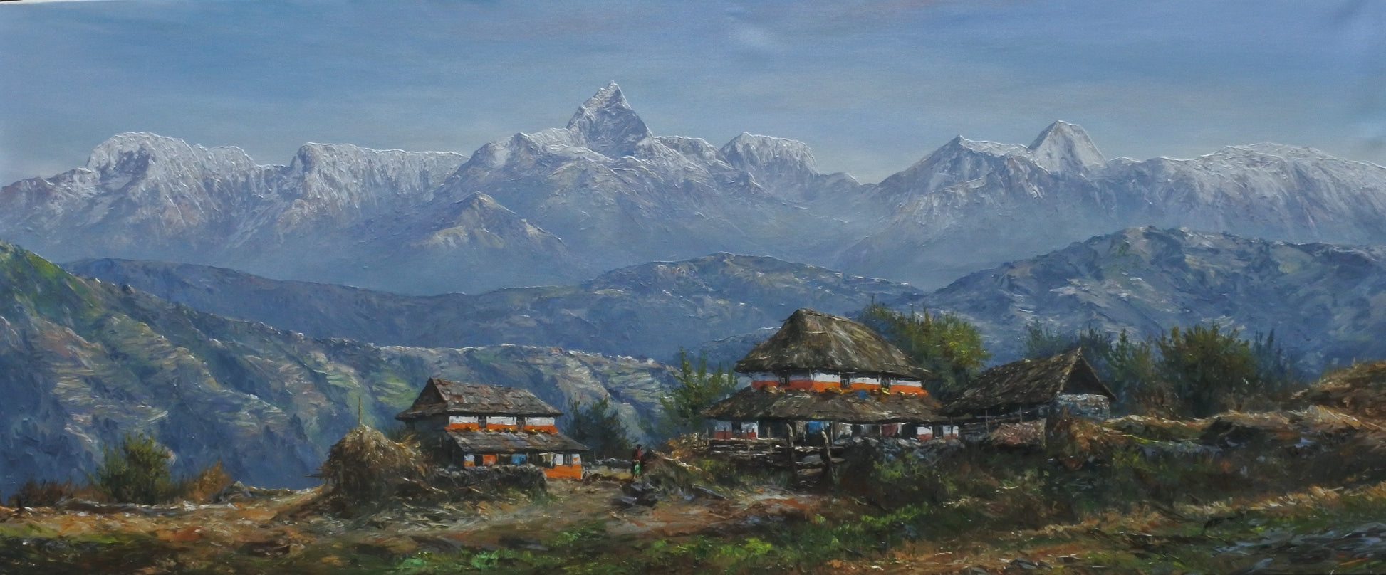 The Glorious Annapurna Range from Dhampus, Pokhara
