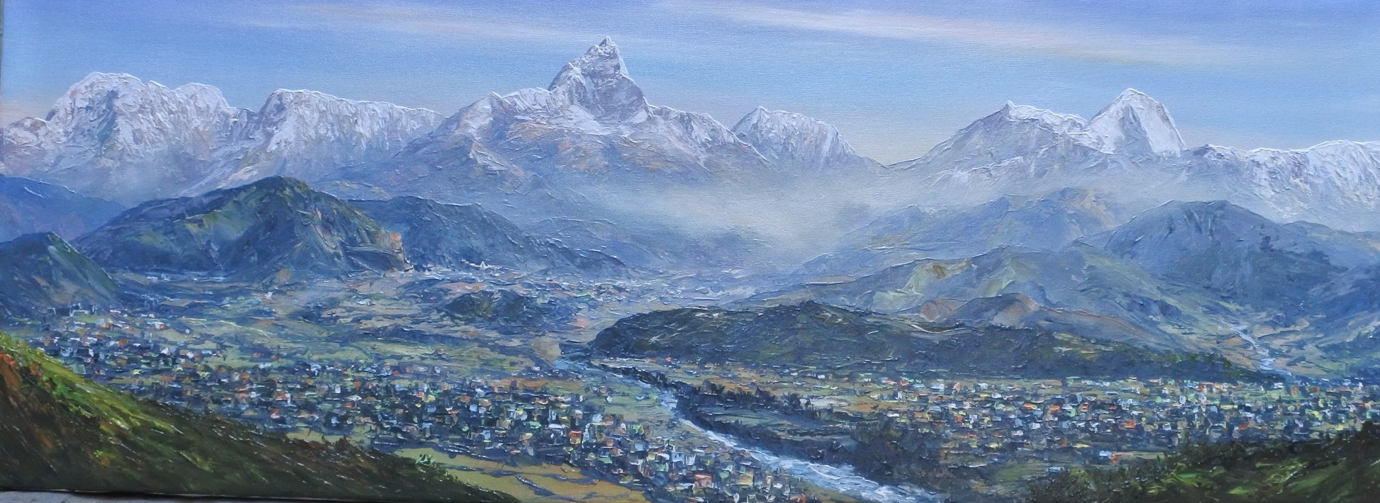 The Pokhara City with Annapurna Range ( Two Options )