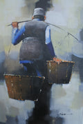 Newari Man at Work