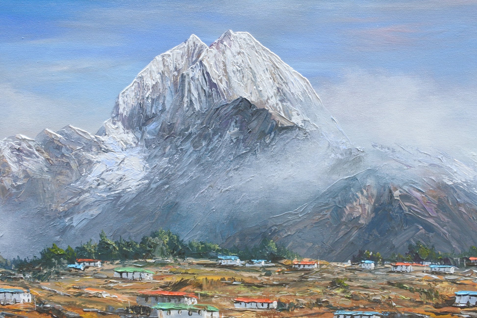 Snowy Mount Thamserkhu
