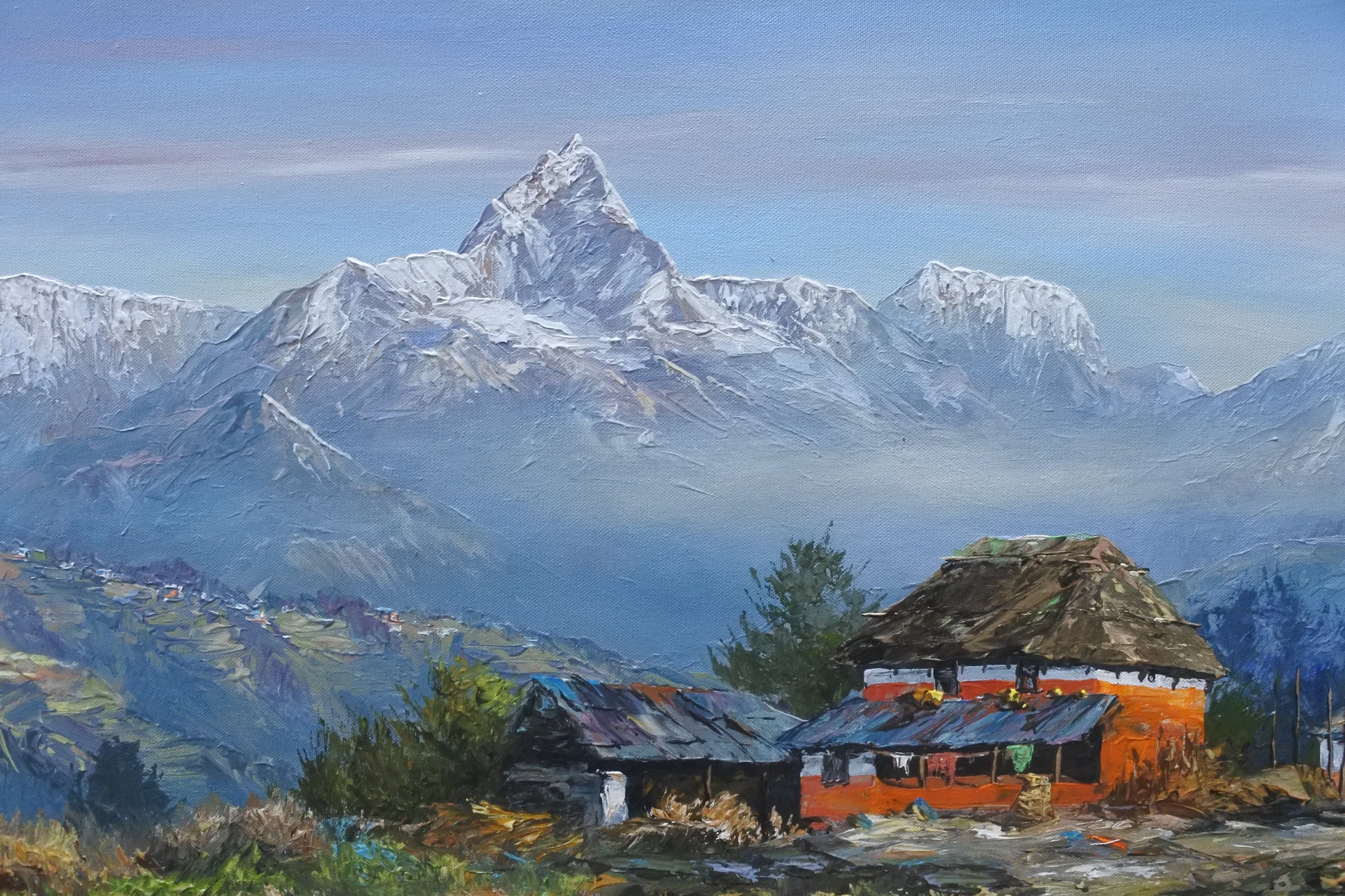 The Splendid Annapurna Range, seen from Pokhara