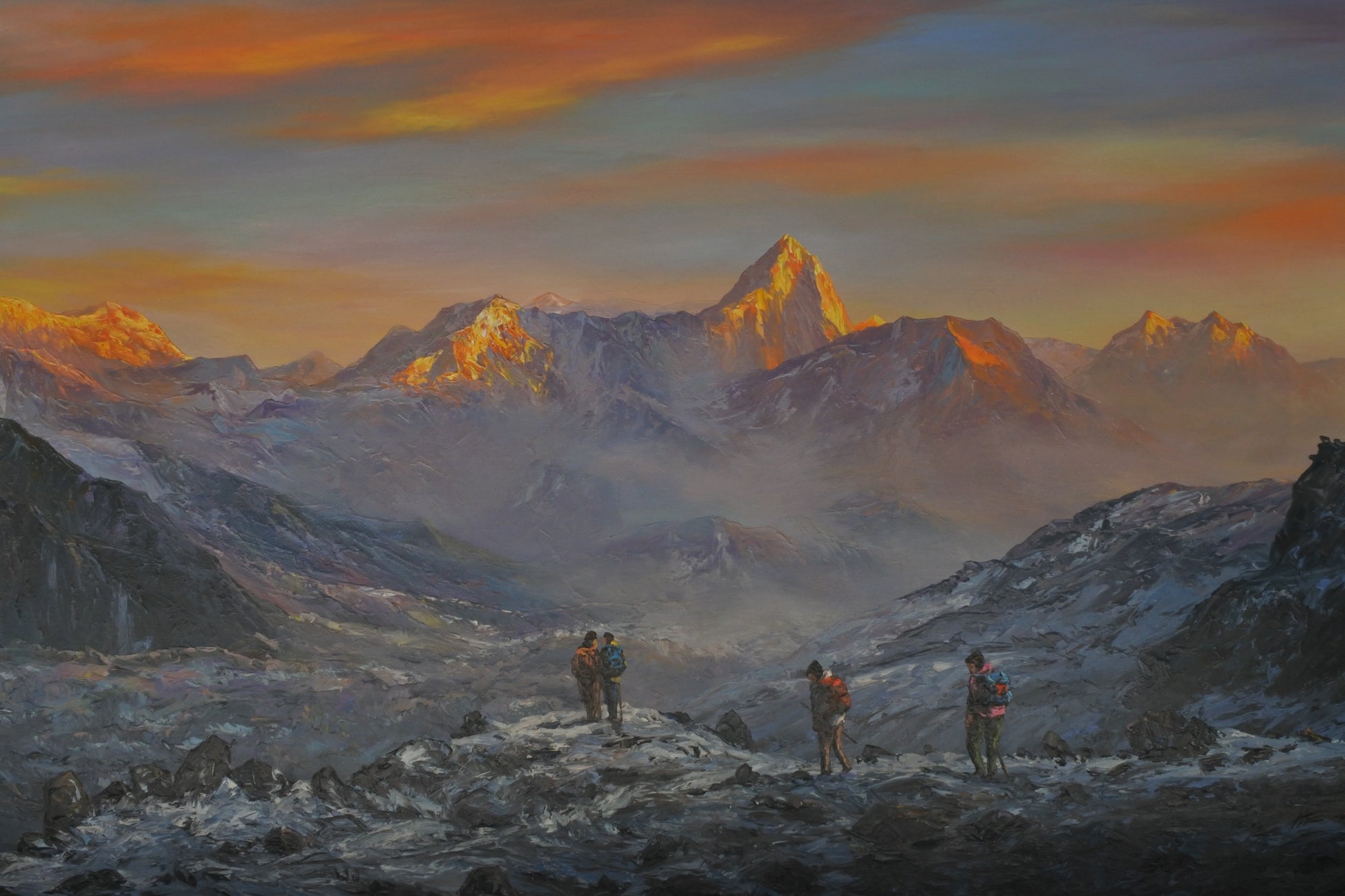The Everest Range as seen from Kala Patthar