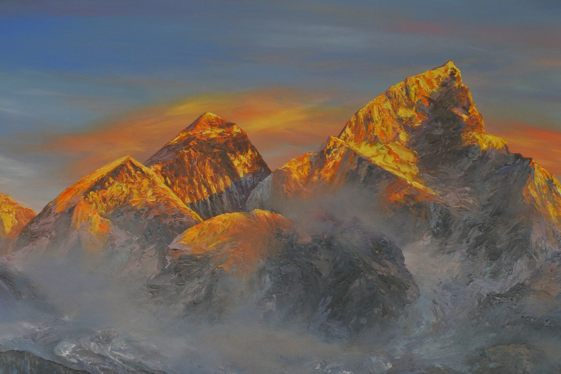 The Everest Range as seen from Kala Patthar