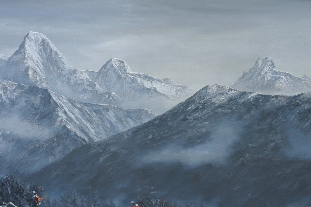 The Annapurna Range Panaroma Landscape