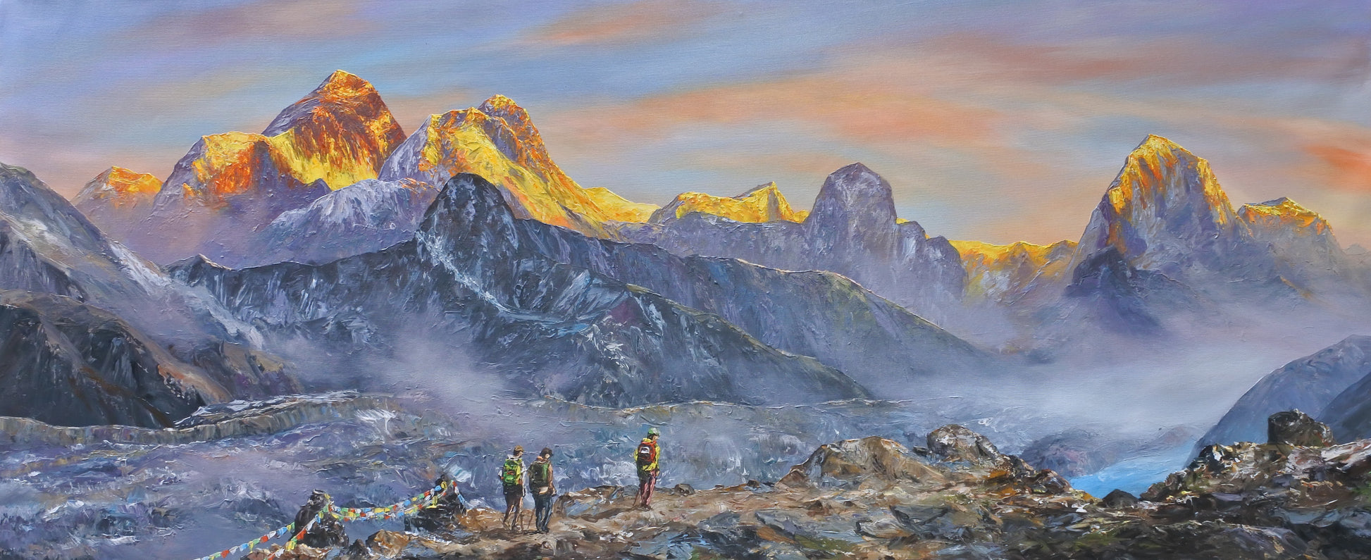 The Everest Range Paranoma, Gokyo Ri Lake