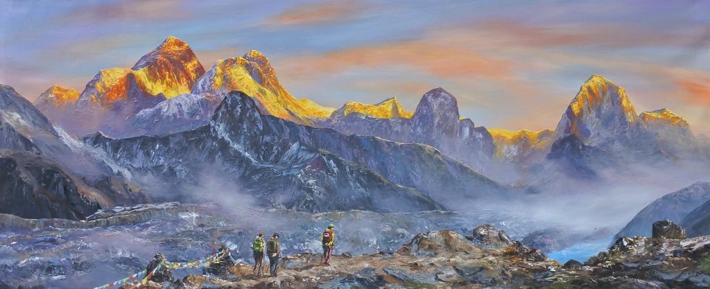 The Everest Range Paranoma, Gokyo Ri Lake