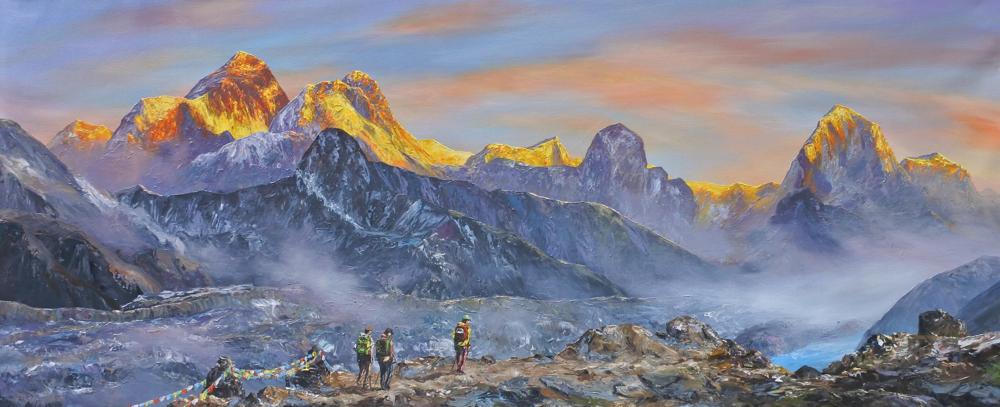 The Everest Range Paranoma, Gokyo Ri Lake