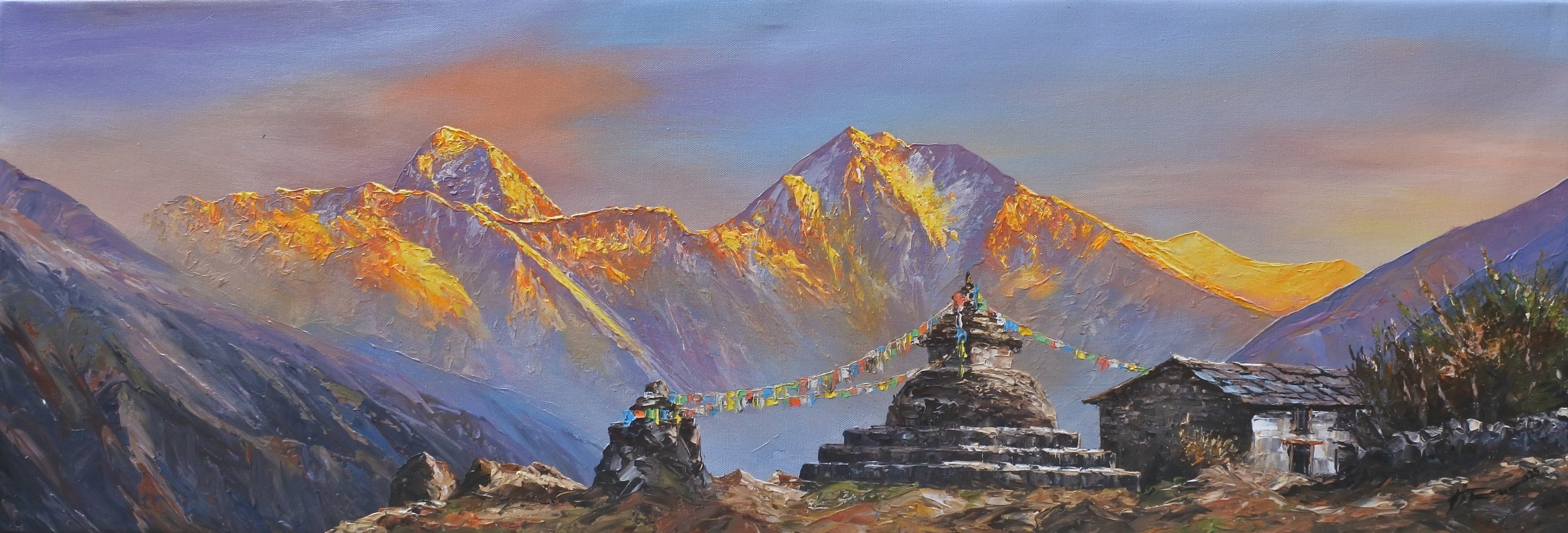 Splendid Views of Mt. Everest & Mt. Ama Dablam