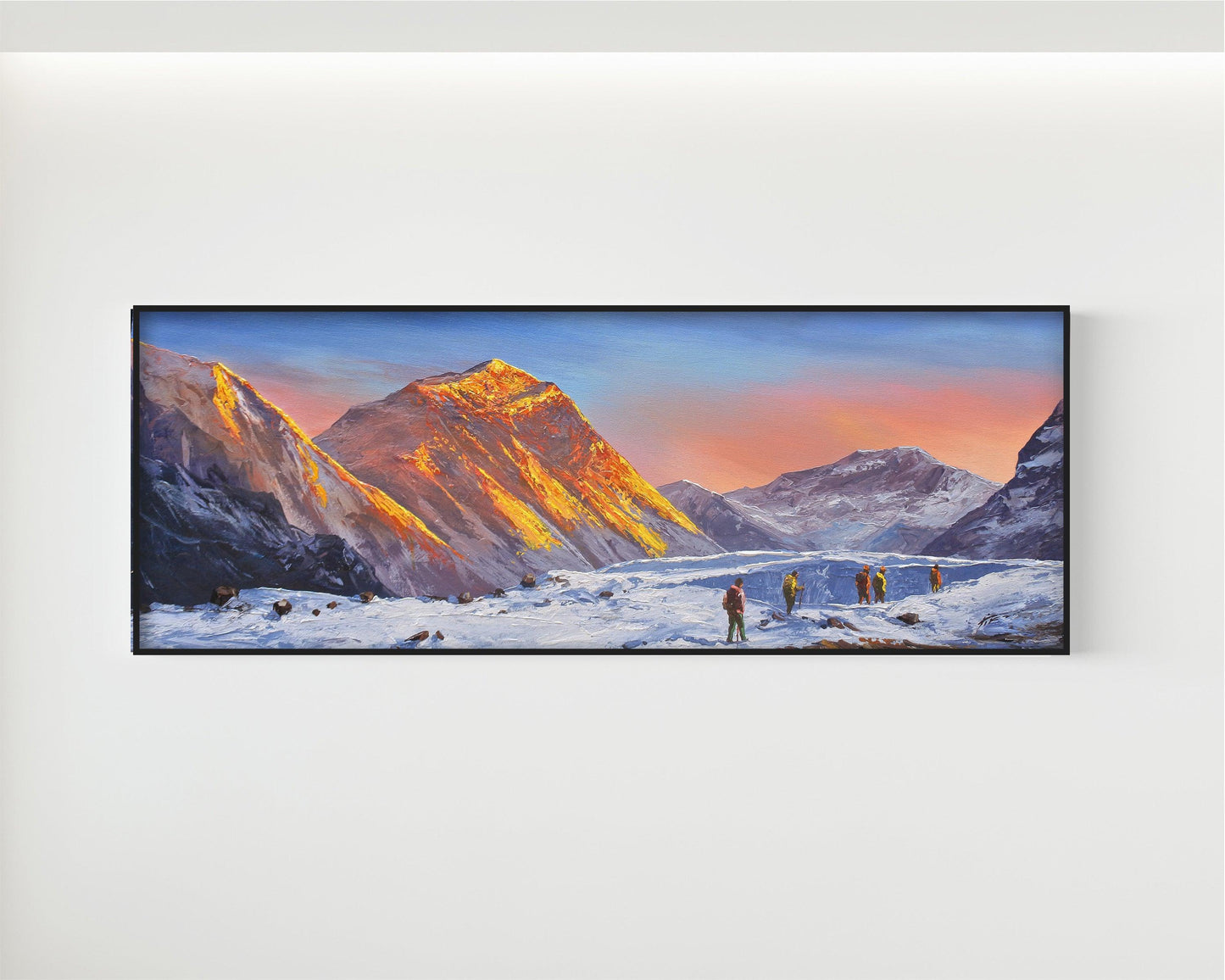 Everest, EBC Trek, Everest Trek, Gokyo Ri, Landscapes of Nepal, Oil Painting