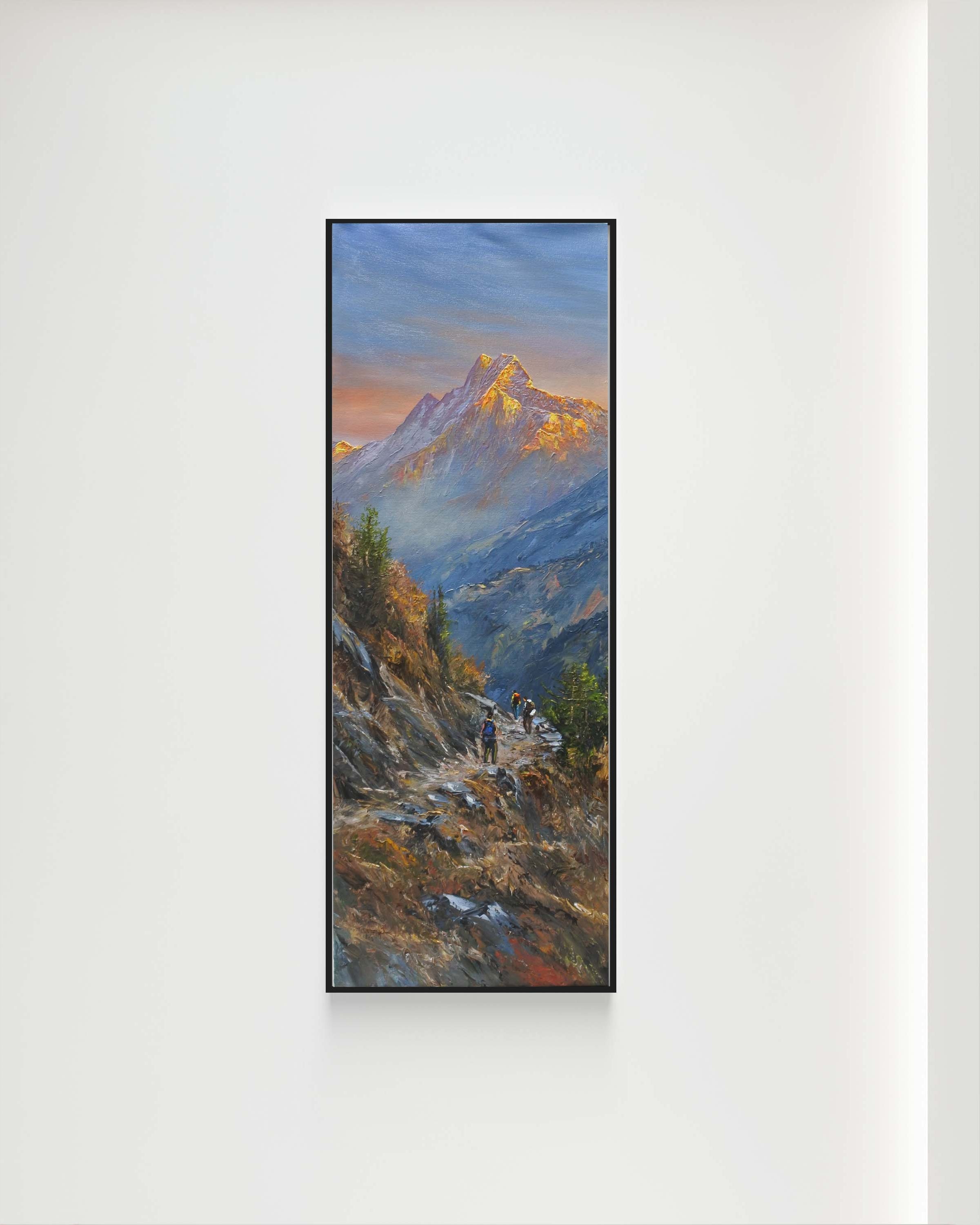 Majestic Vertical ascent of Mt. Fishtail