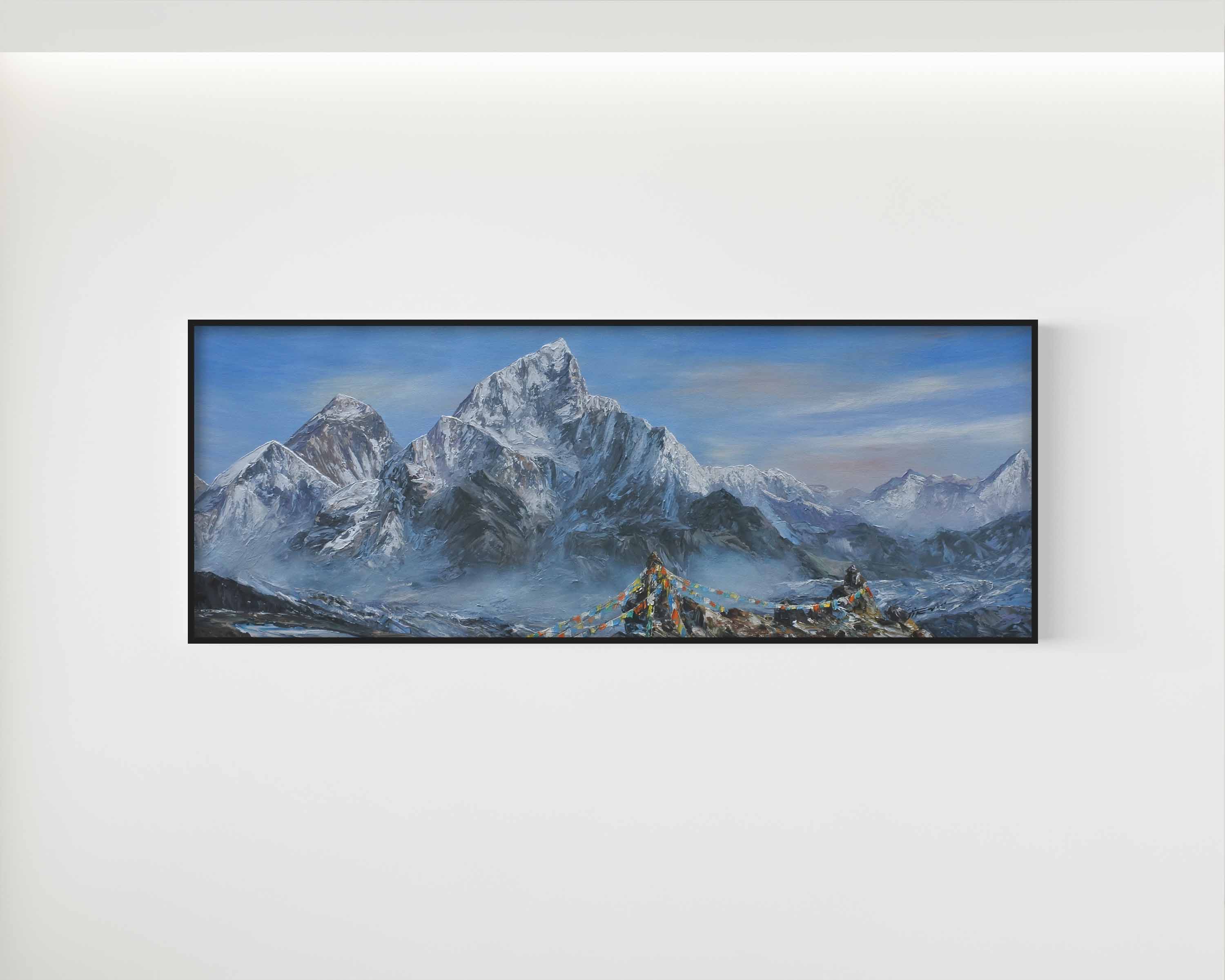 Everest Range captured from the vantage point of Kala Patthar