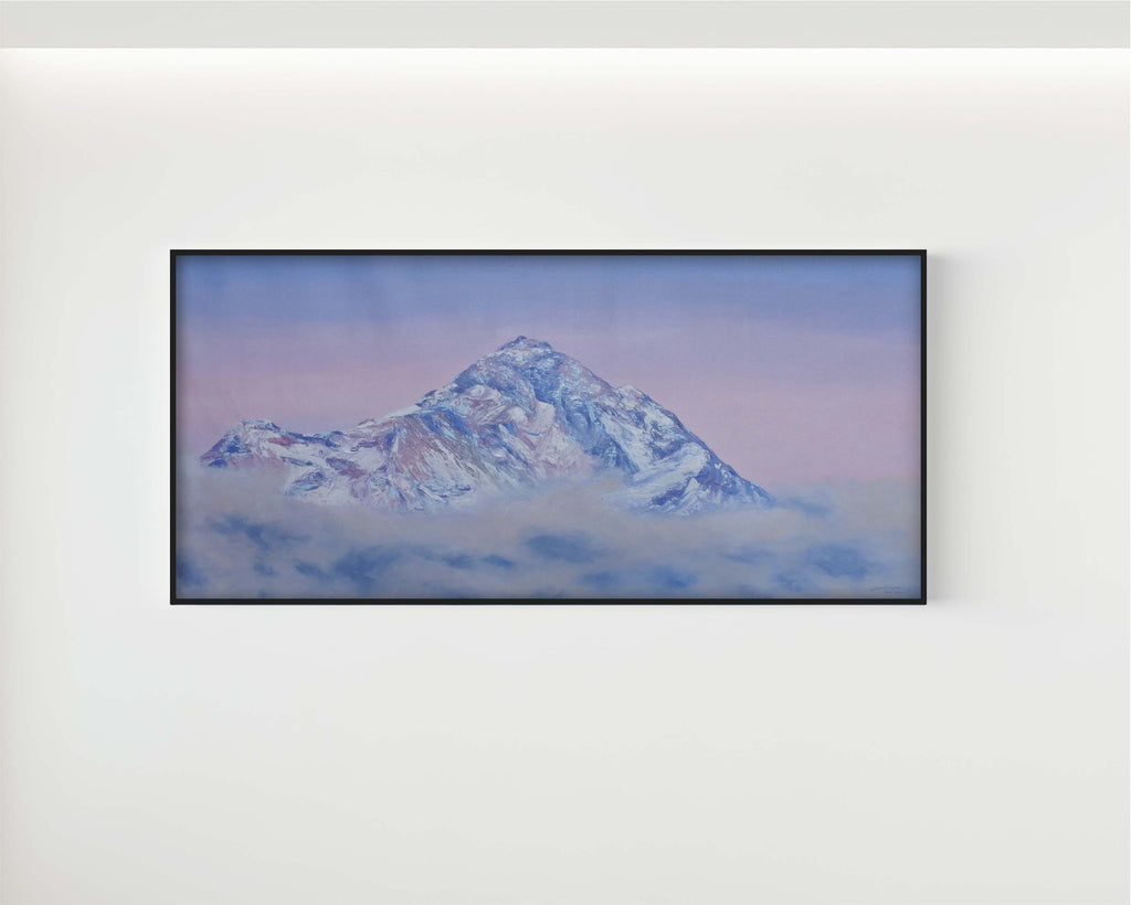 Mount Makalu Minimalistic Landscape