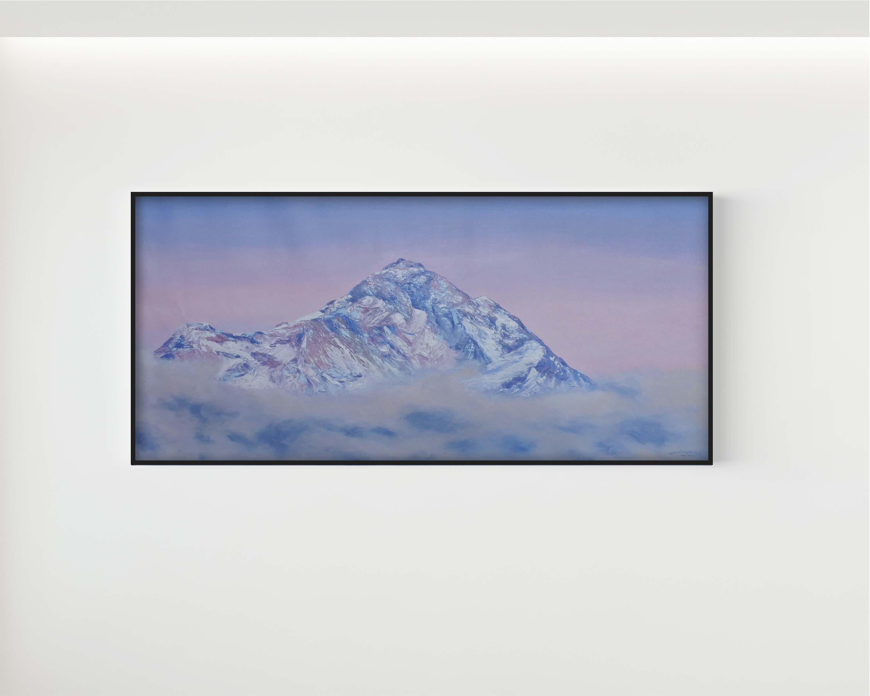 Mount Makalu Minimalistic Landscape