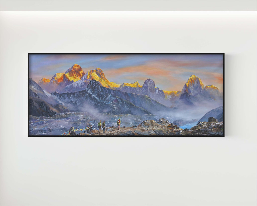 The Everest Range Paranoma, Gokyo Ri Lake