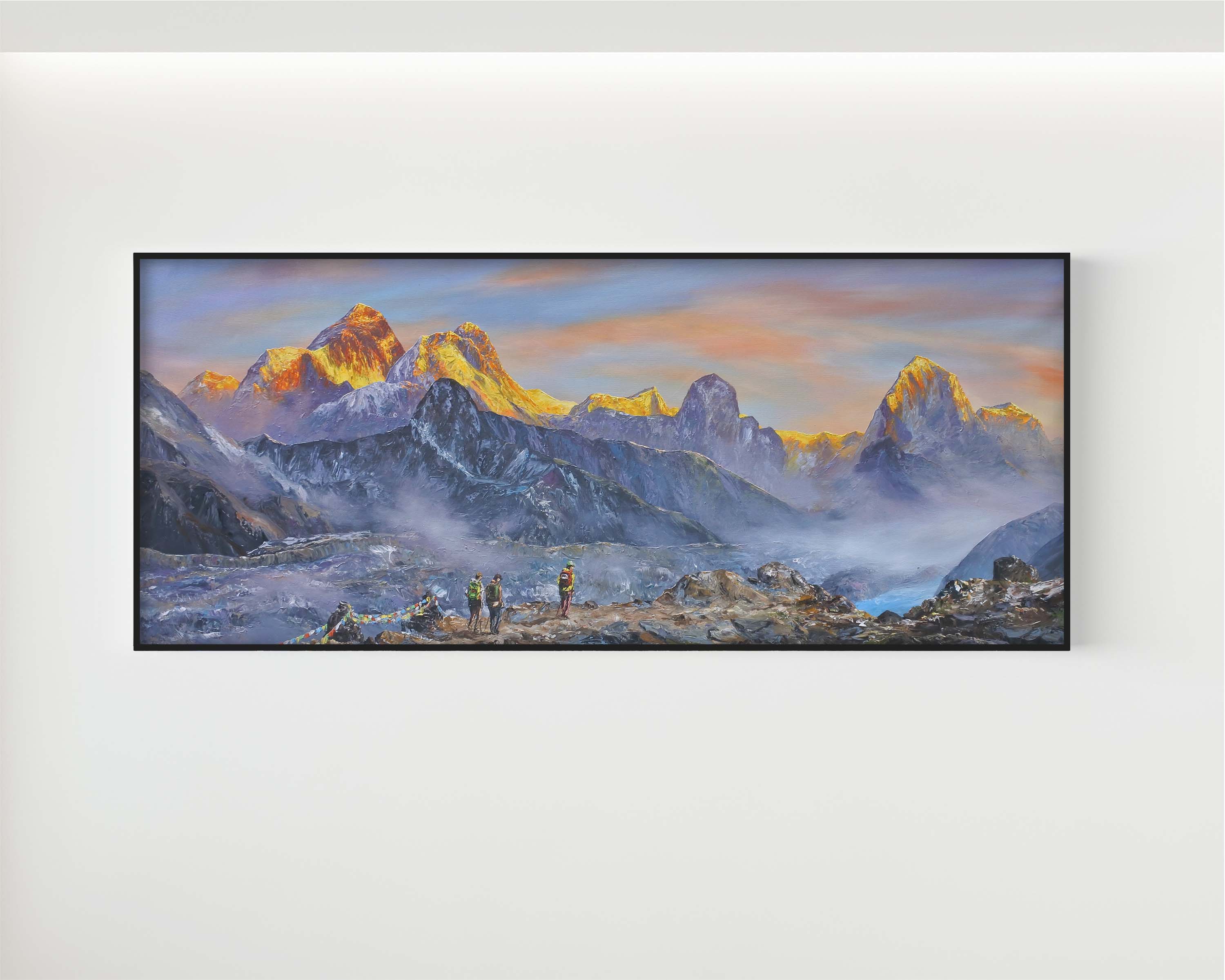 The Everest Range Paranoma, Gokyo Ri Lake