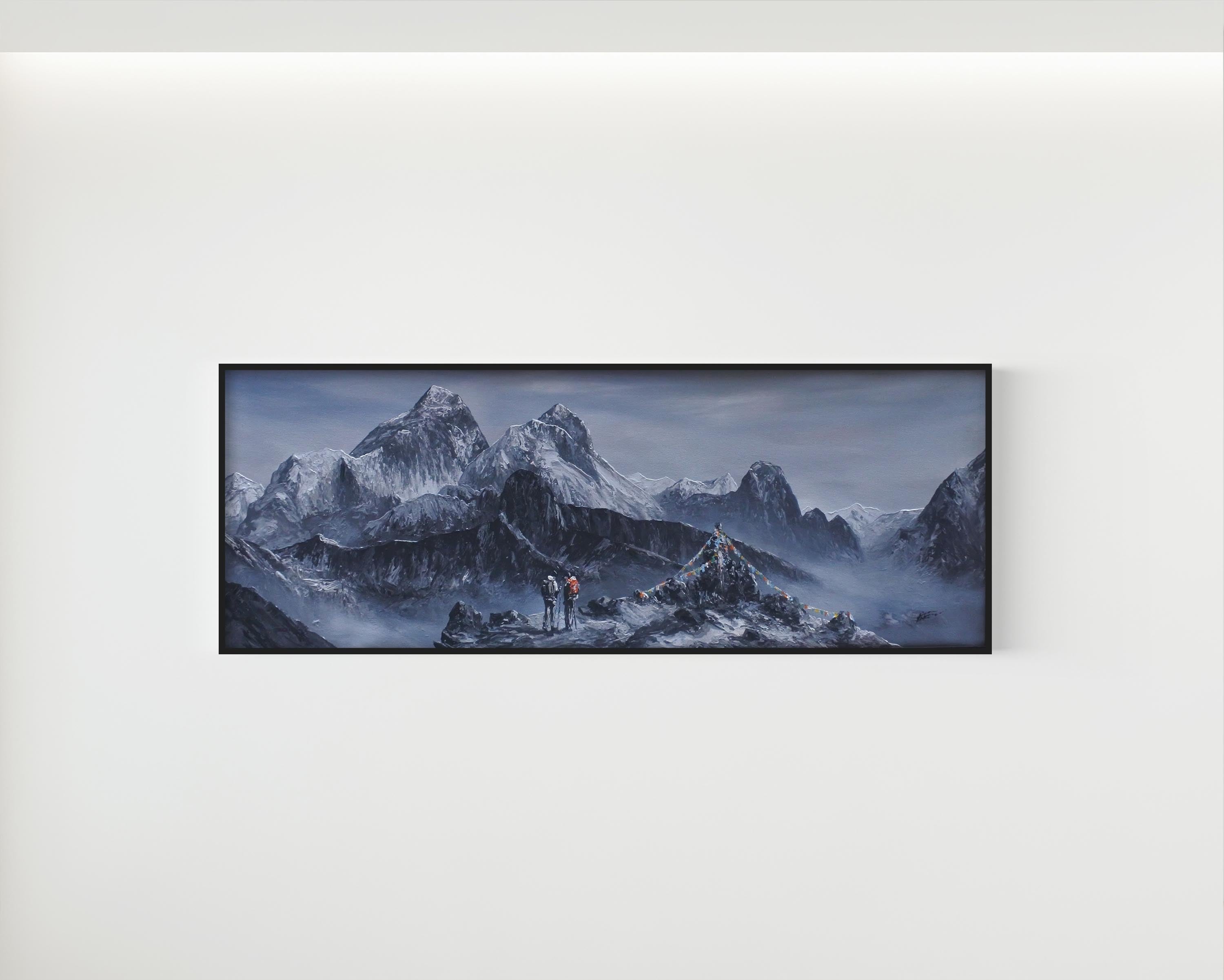 The Everest Range from Rengola pass