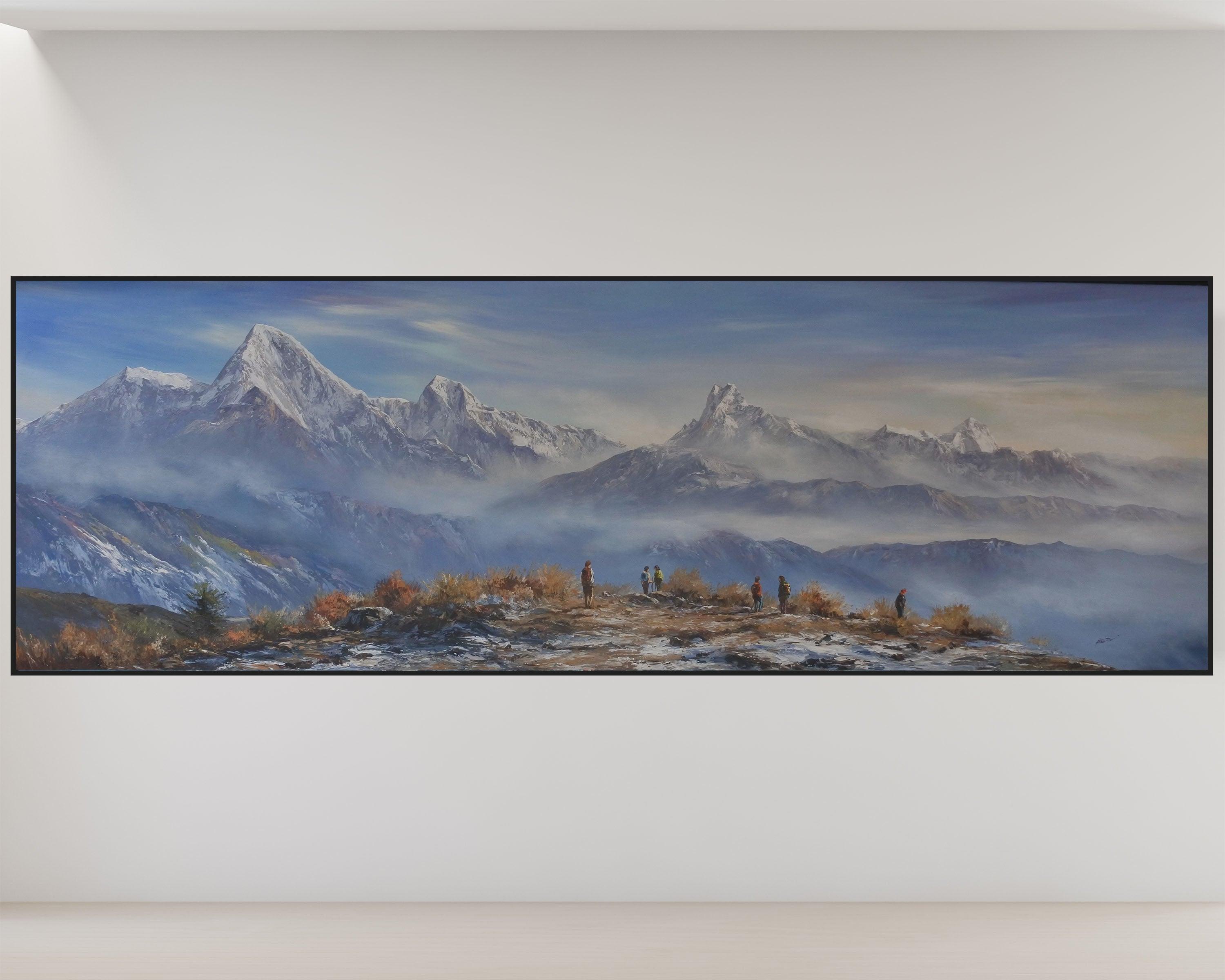 Annapurna South, Annapurna I, Himchuli, & Mt. Fishtail