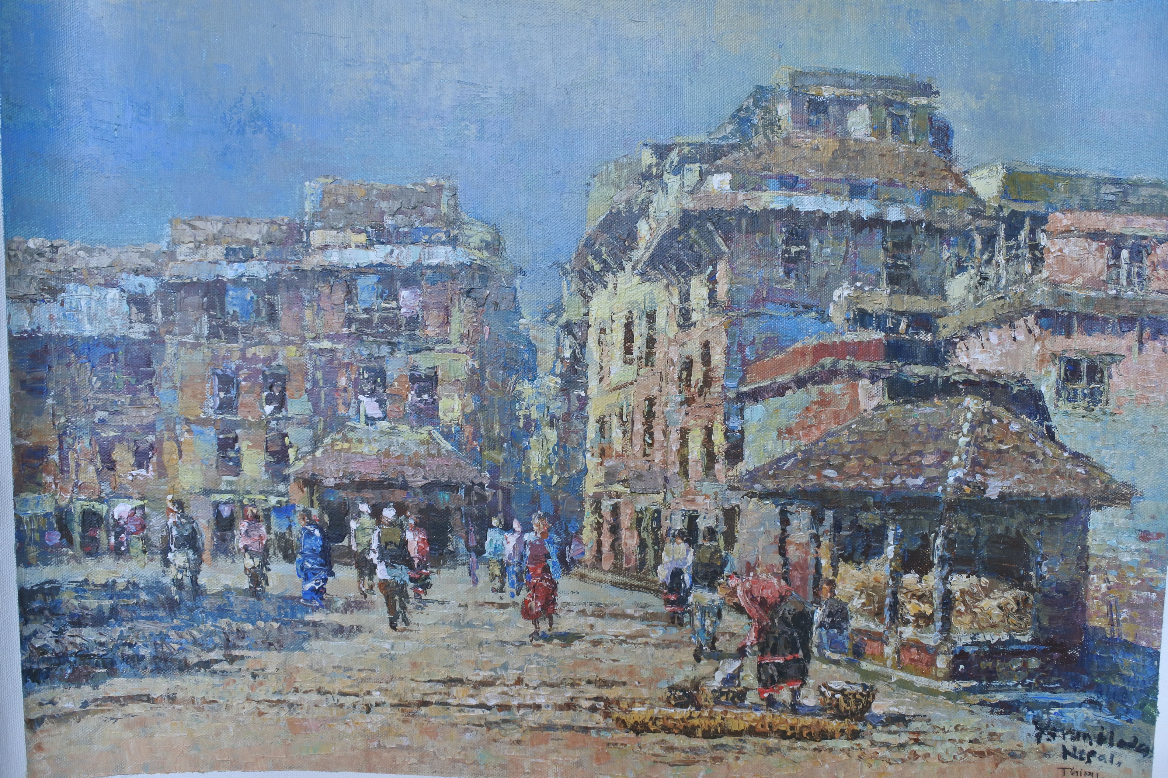 The Busy Streets of Kathmandu