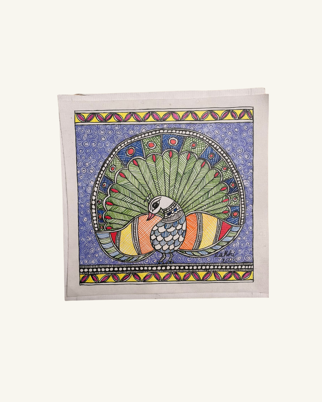 original Mithila painting from Nepal
traditional Mithila fish painting
Mithila fish and peacock artwork
fish and peacock Madhubani painting
Mithila art for home
traditional Nepalese wall art
original Nepalese folk painting
Mithila painting online
buy Mithila art
buy Nepalese art
authentic Mithila artwork
handmade Mithila painting
Mithila painting gift
Nepal art gift
traditional art from Nepal