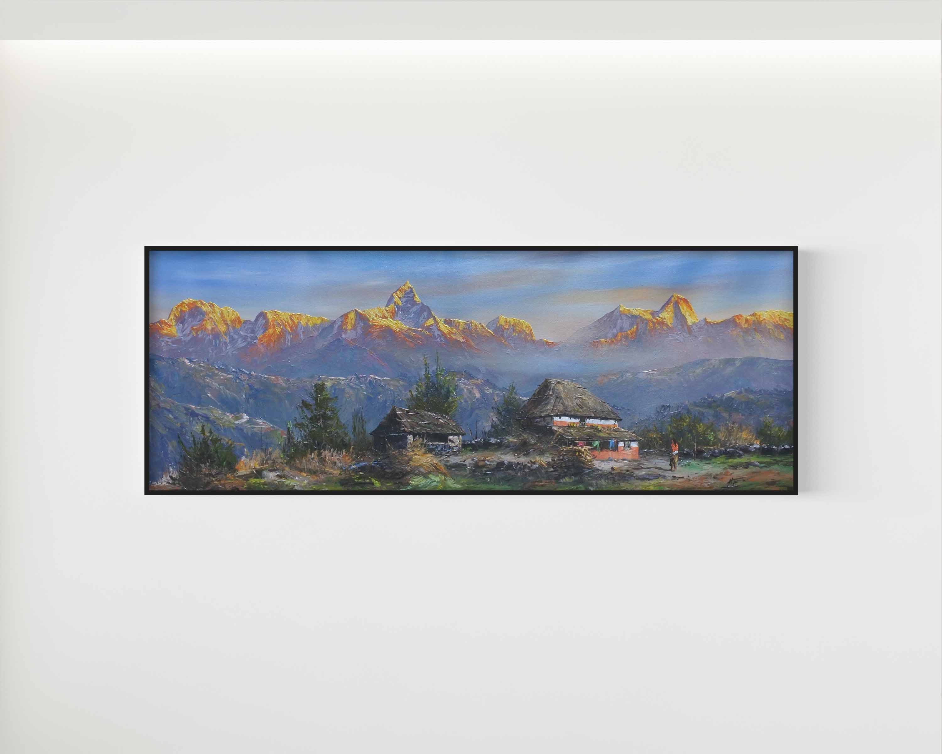 The Annapurna Range seen from Pokhara