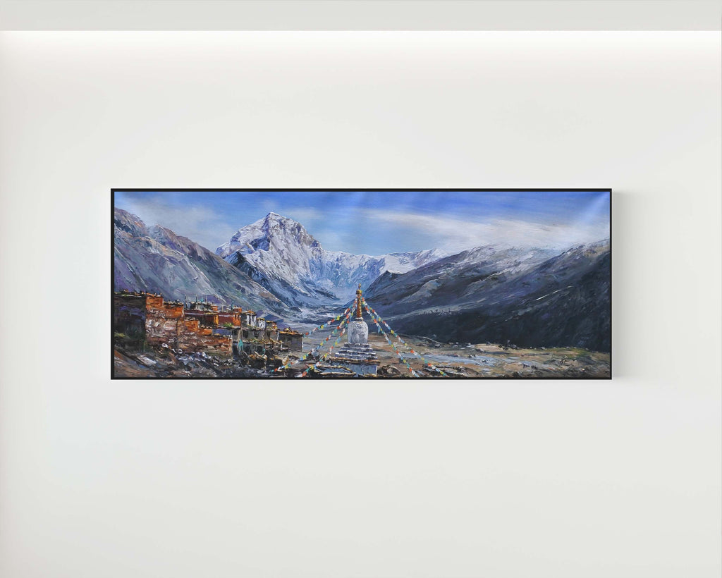 Himalayan Mountain Landscape Painting 
