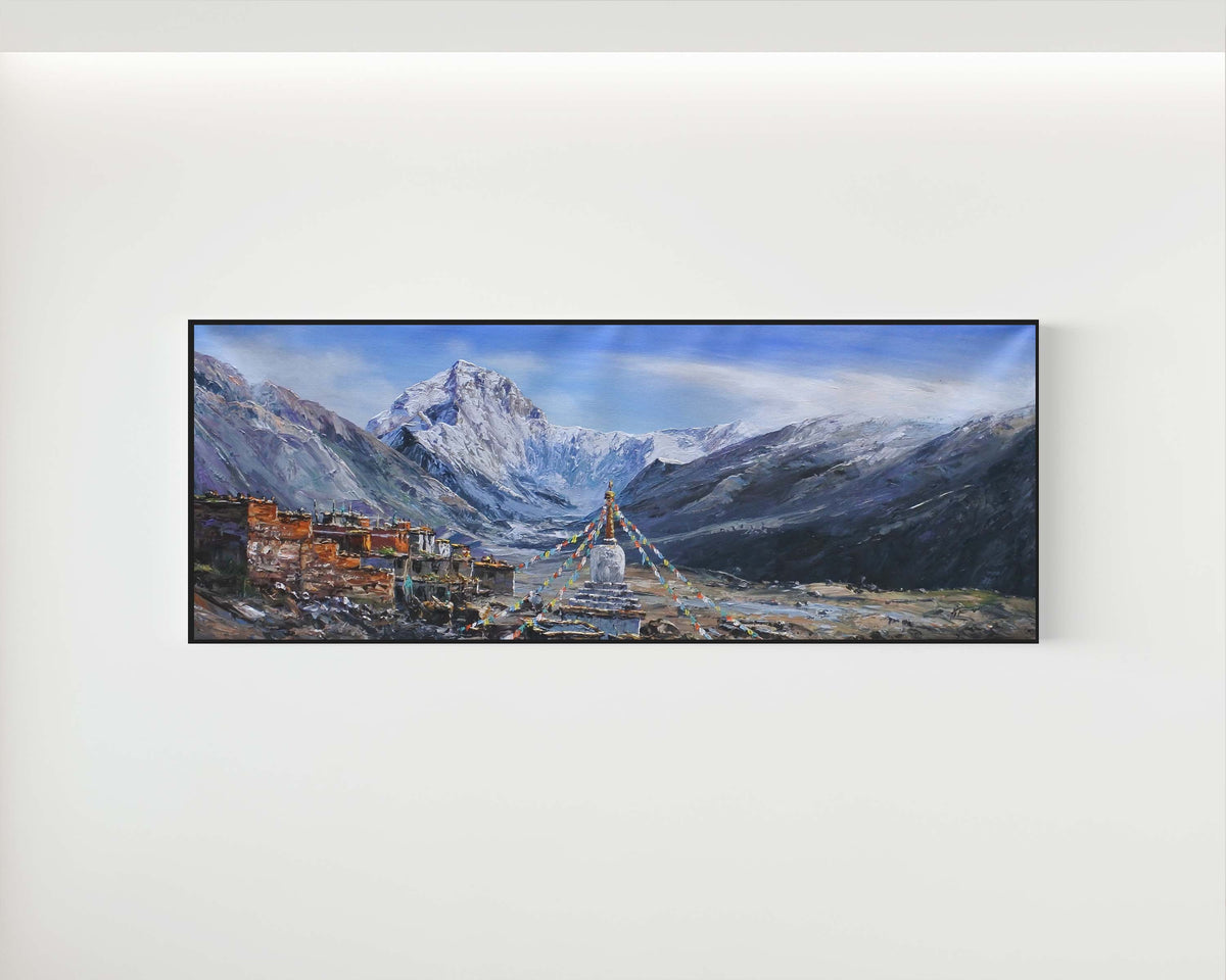 Himalayan Mountain Landscape Painting 