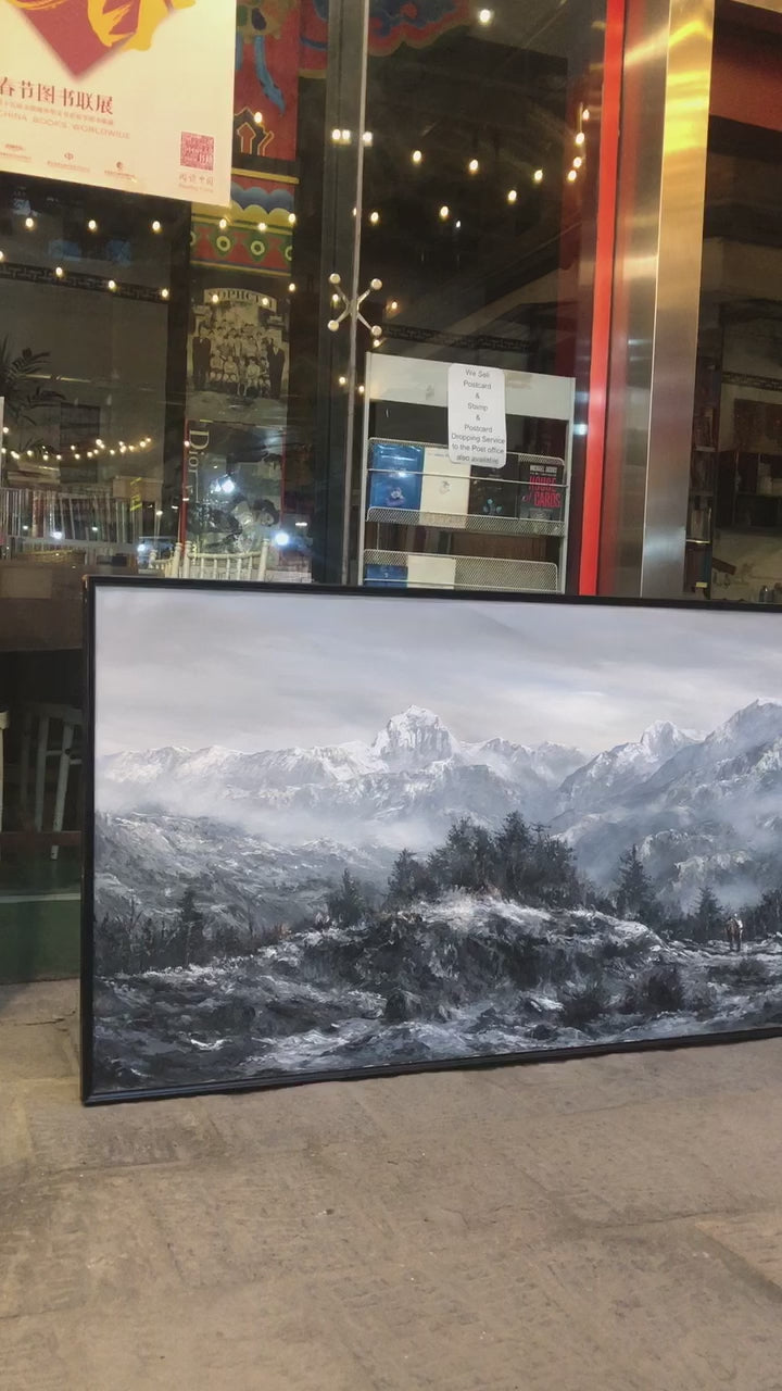 The Annapurna Range Panaroma Landscape