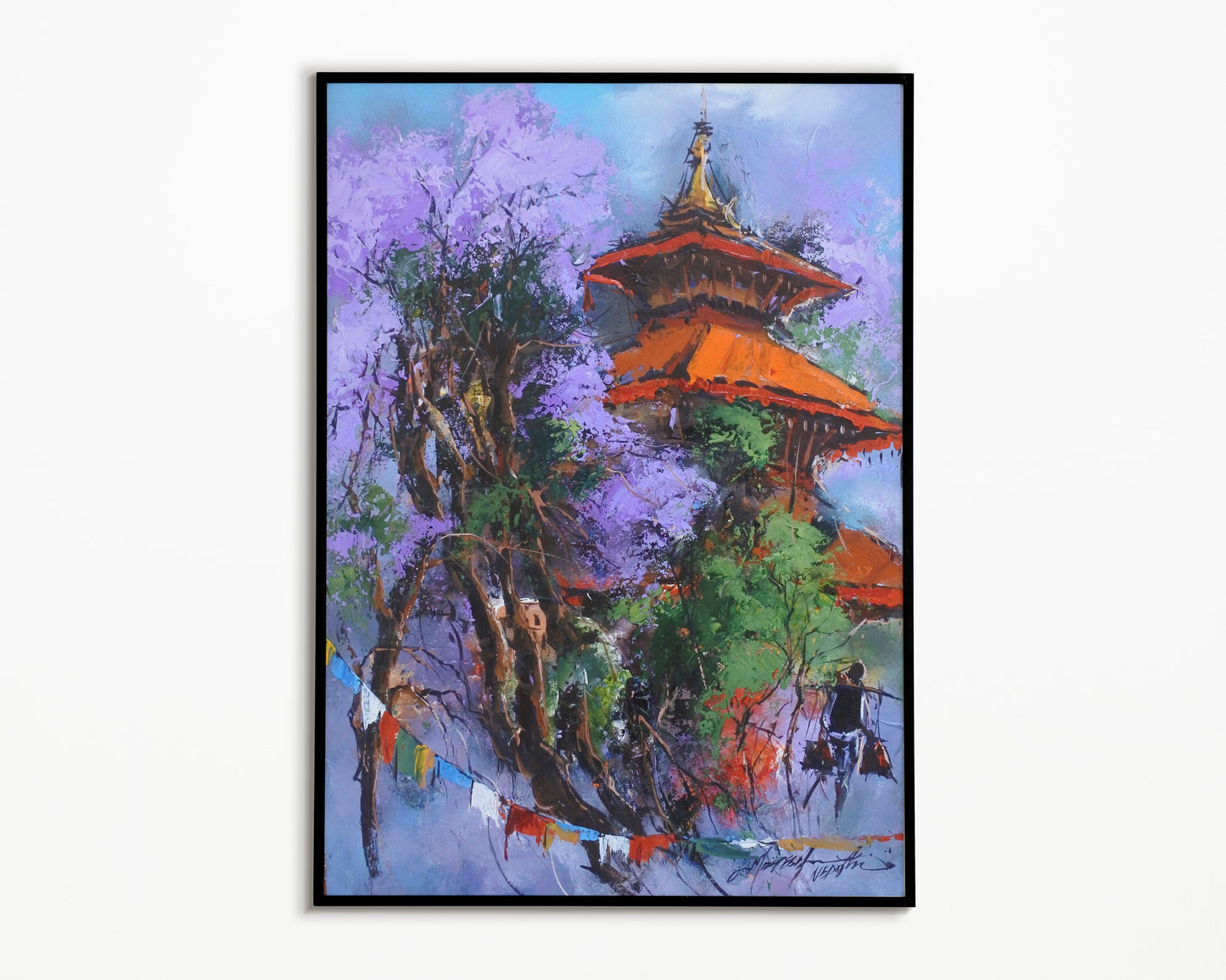 Pagoda in Abstract