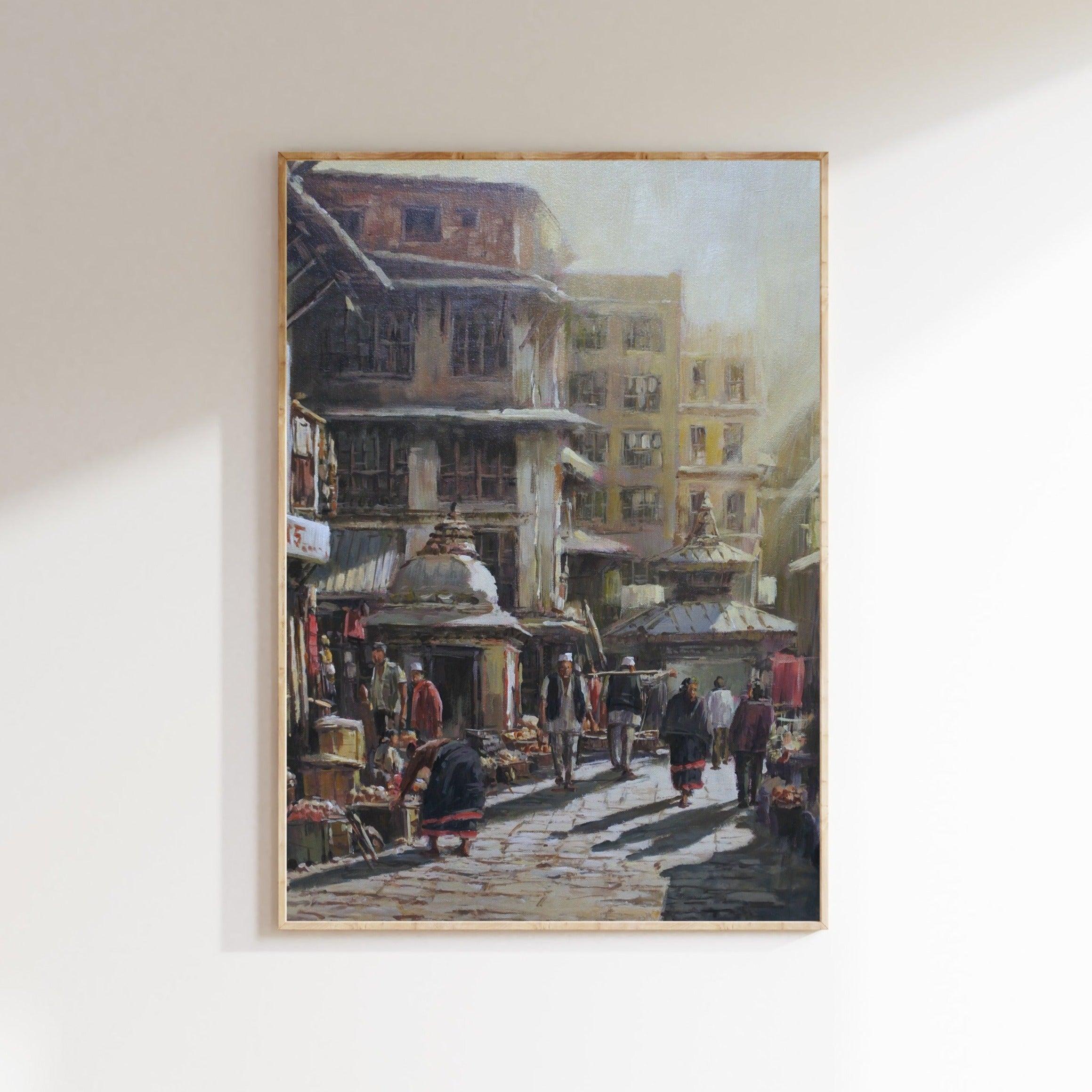 Bhaktapur, Street Art, Kathmandu, Nepal, Nepal Art, Arts Nepal, Bhaktapur City, Paintings, Art for home, Art for Office, Artworks, Handmade Paintings, Home Decor, Home Interior Design, Home Art, Wall Decor